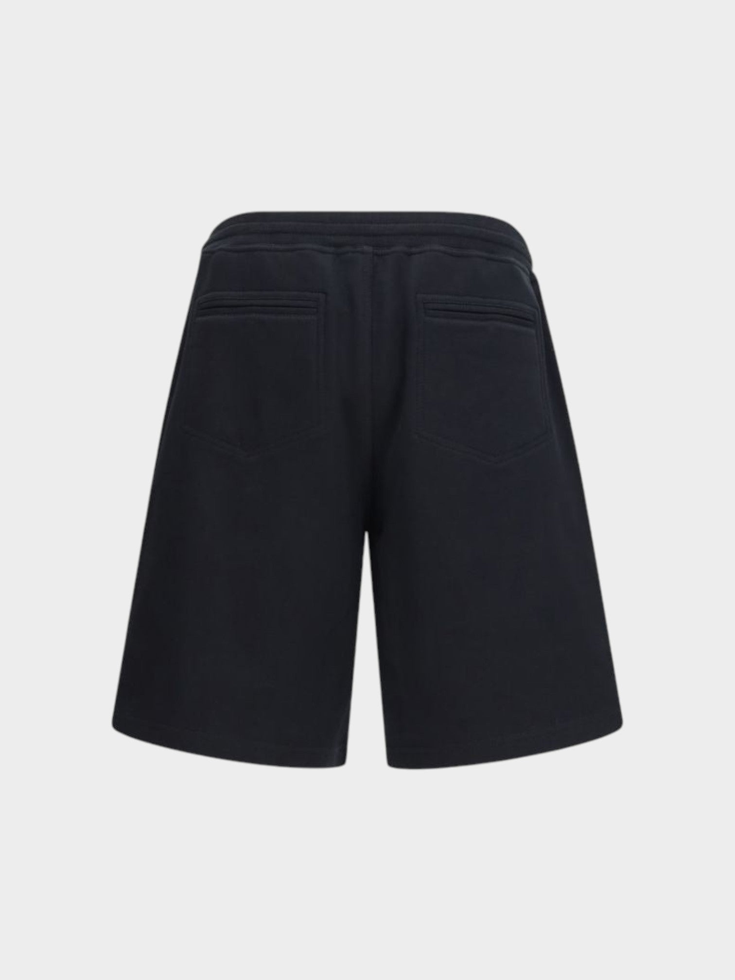 Brunello Cucinelli Black Cotton Bermuda Shorts-thumbmail-2