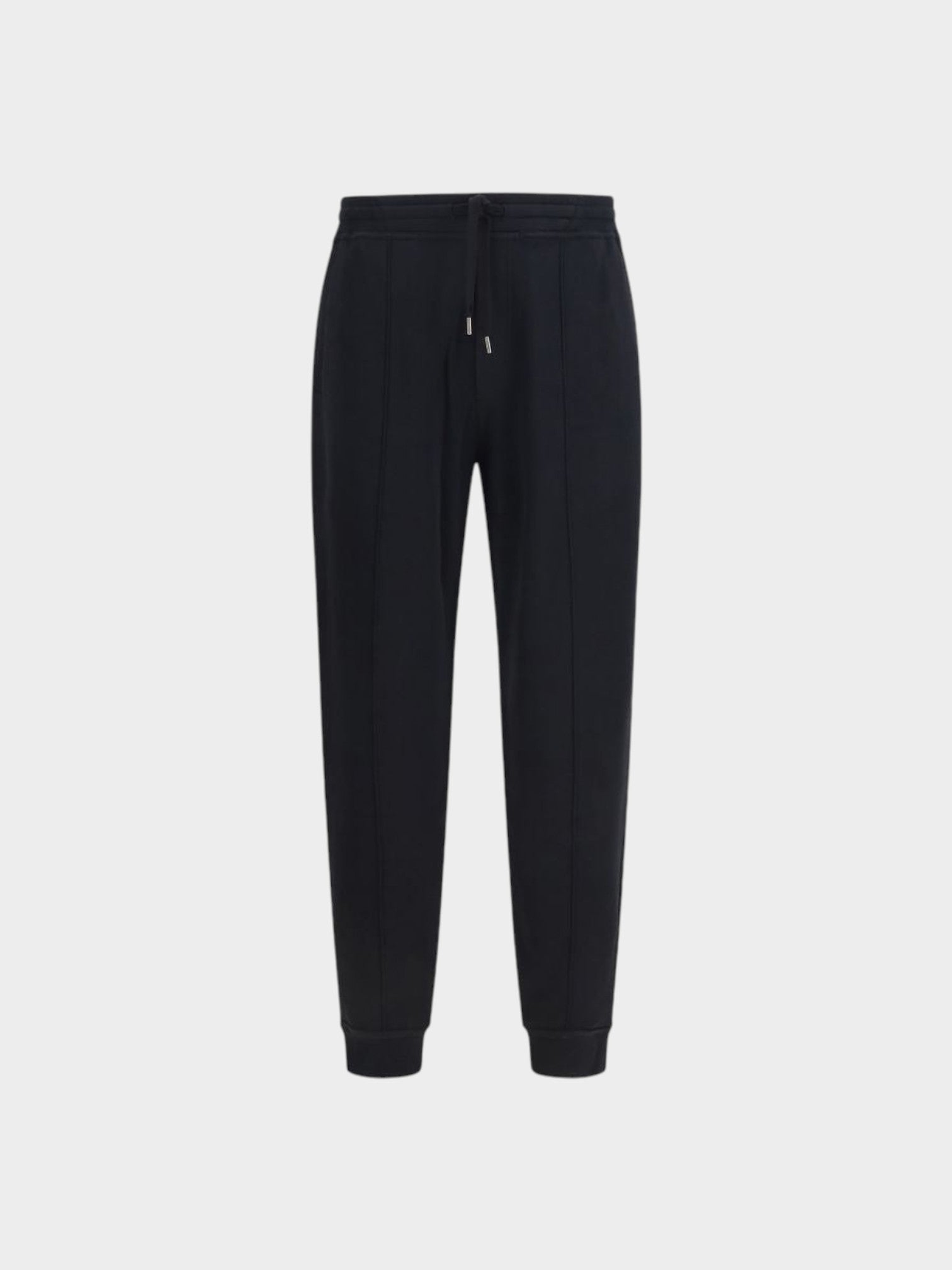 Brunello Cucinelli Black Cotton Joggers (Workout Pants)