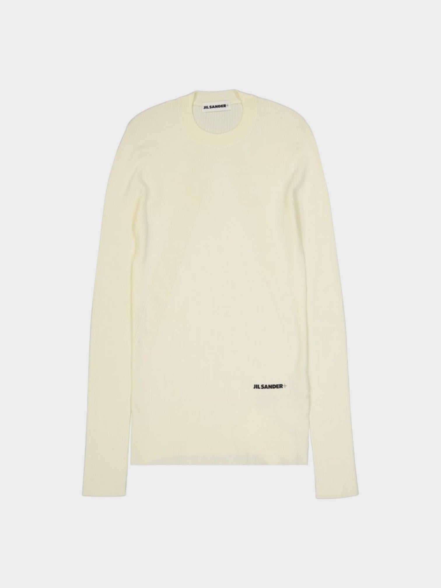 Jil Sander White Cotton Sweatshirt