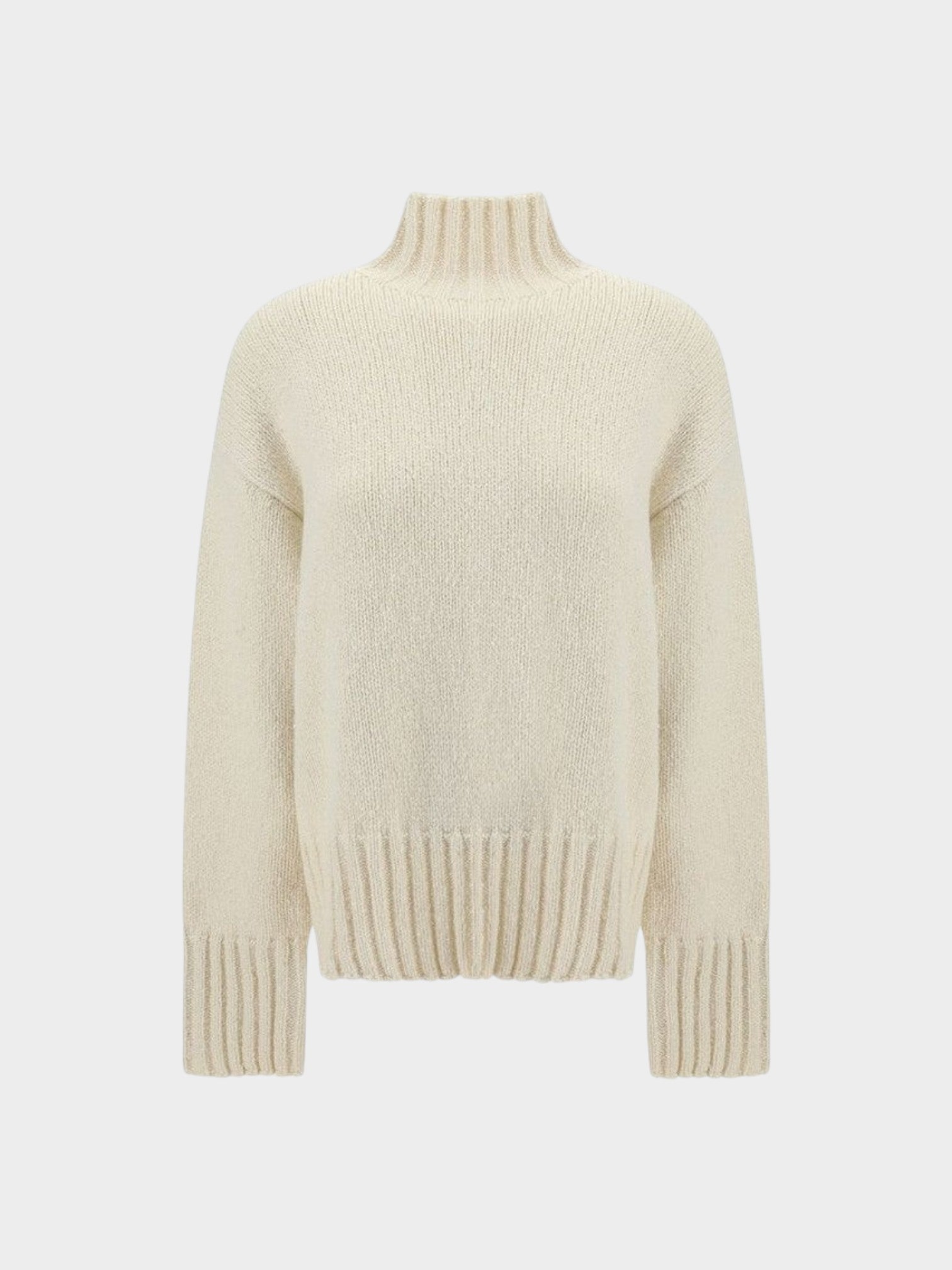 Jil Sander White Silk Sweatshirt