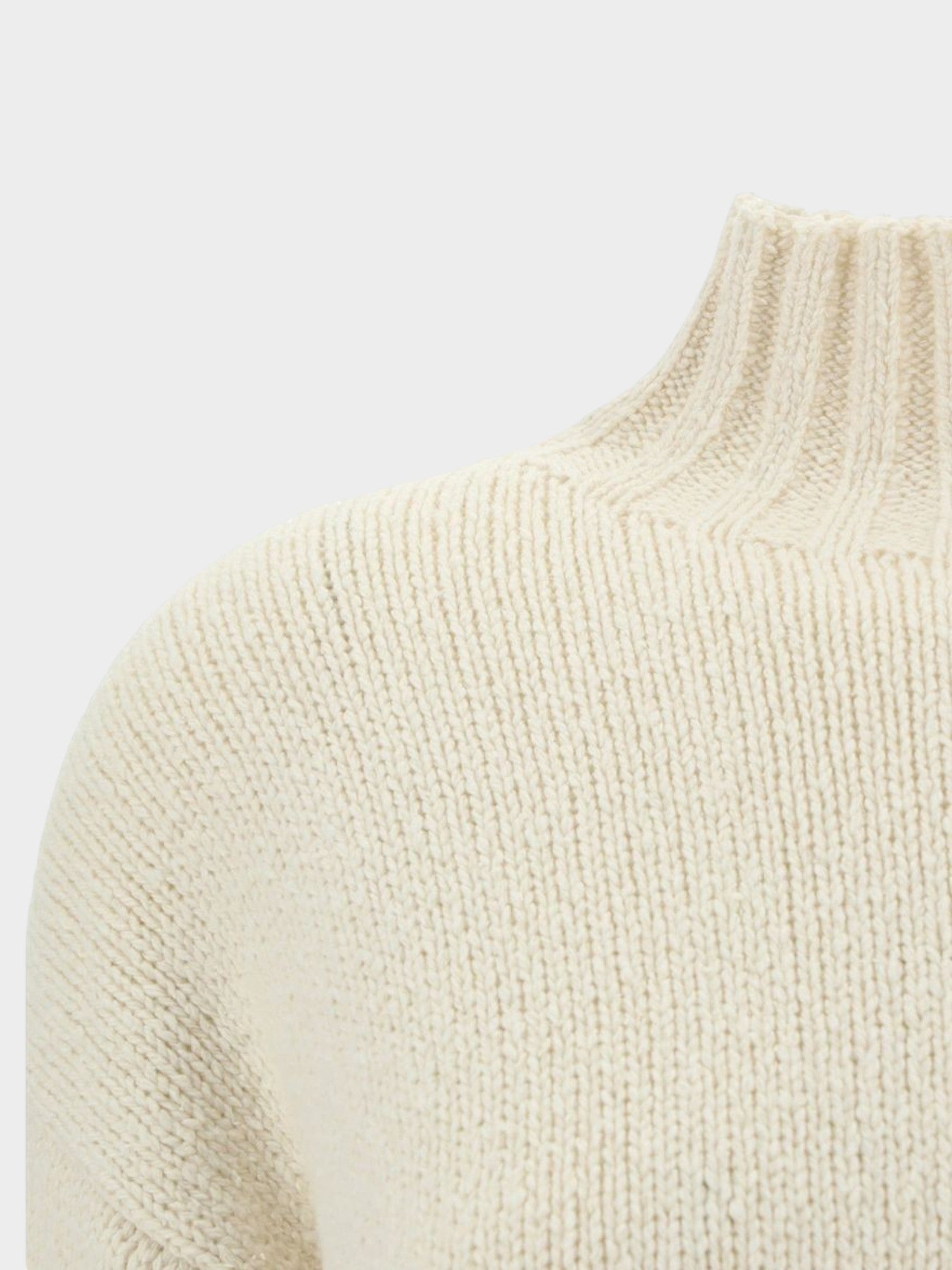 Jil Sander White Silk Sweatshirt-thumbmail-3