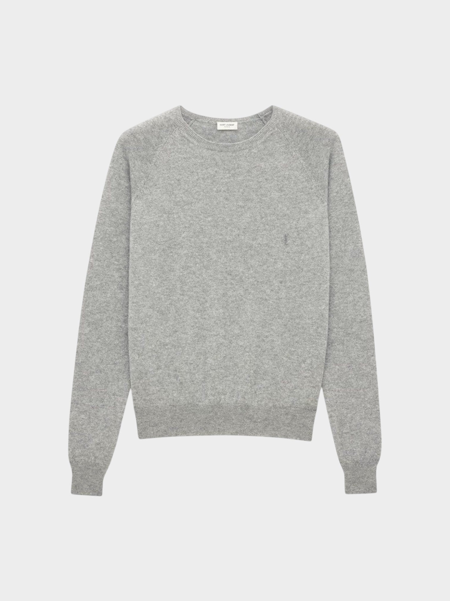 Saint Laurent Gray Cashmere Sweater
