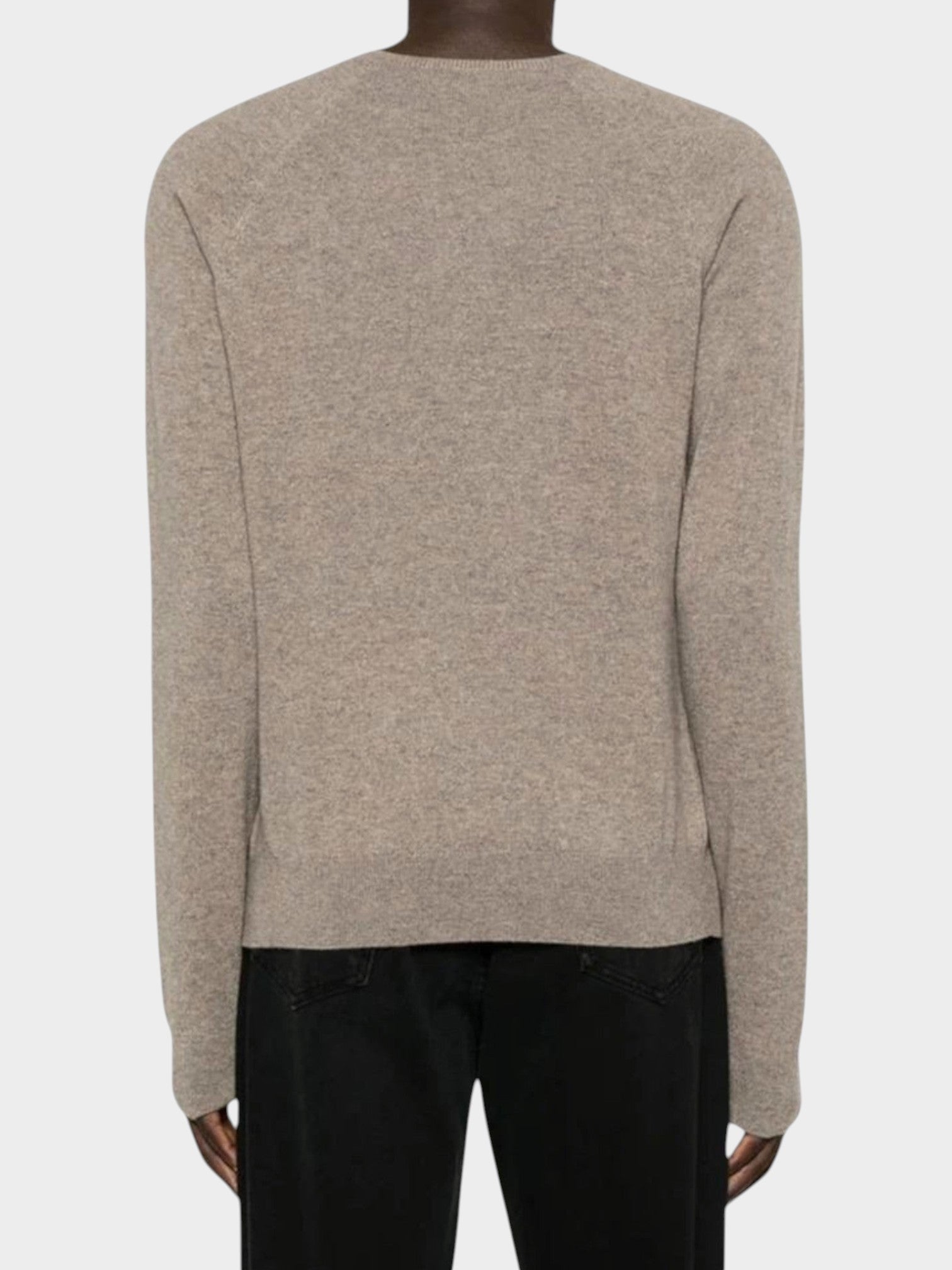 Saint Laurent Brown Cashmere Sweater-thumbmail-3