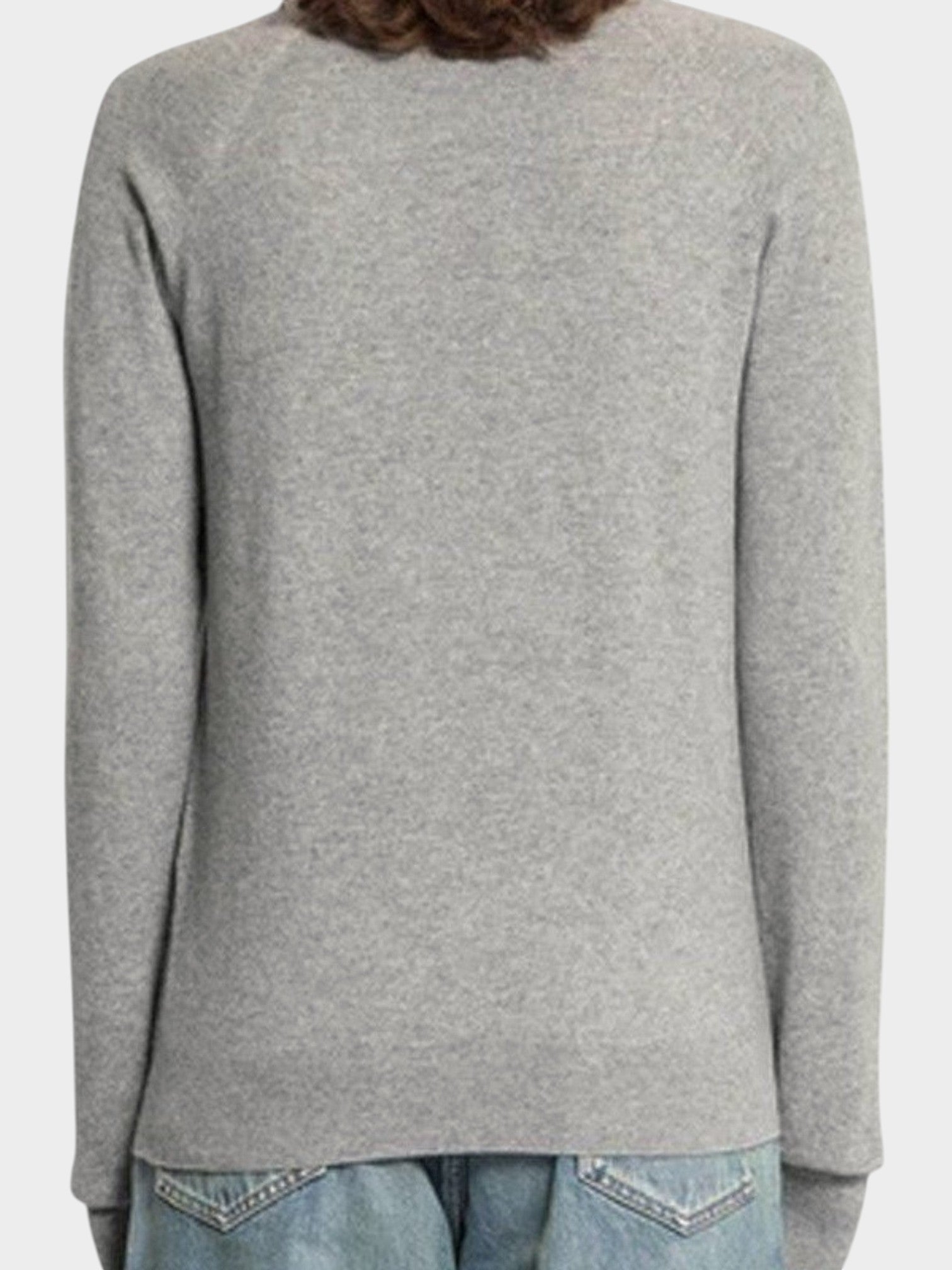 Saint Laurent Gray Cashmere Sweater-thumbmail-3