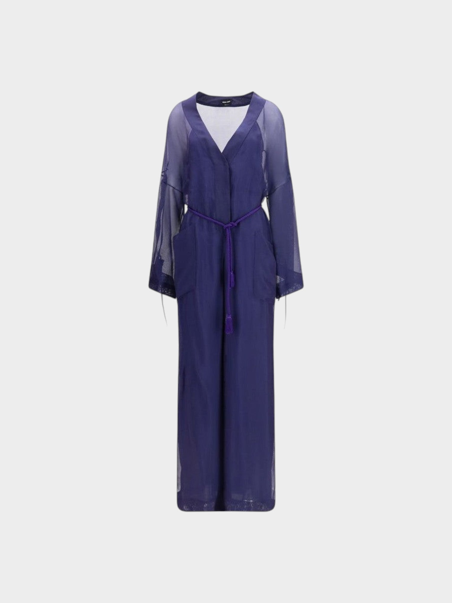 Giorgio Armani Blue Viscose Jumpsuit