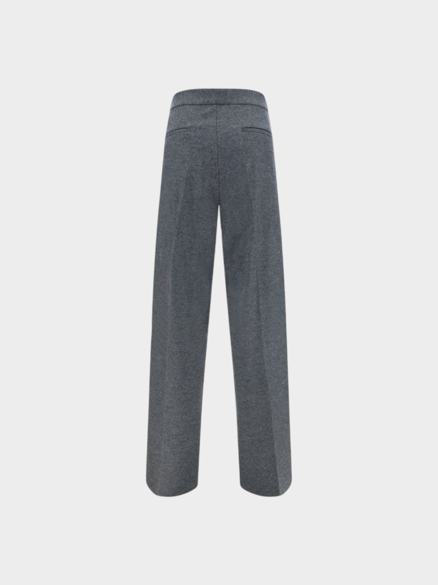 Jil Sander Gray Wool Casual Pants-thumbmail-2