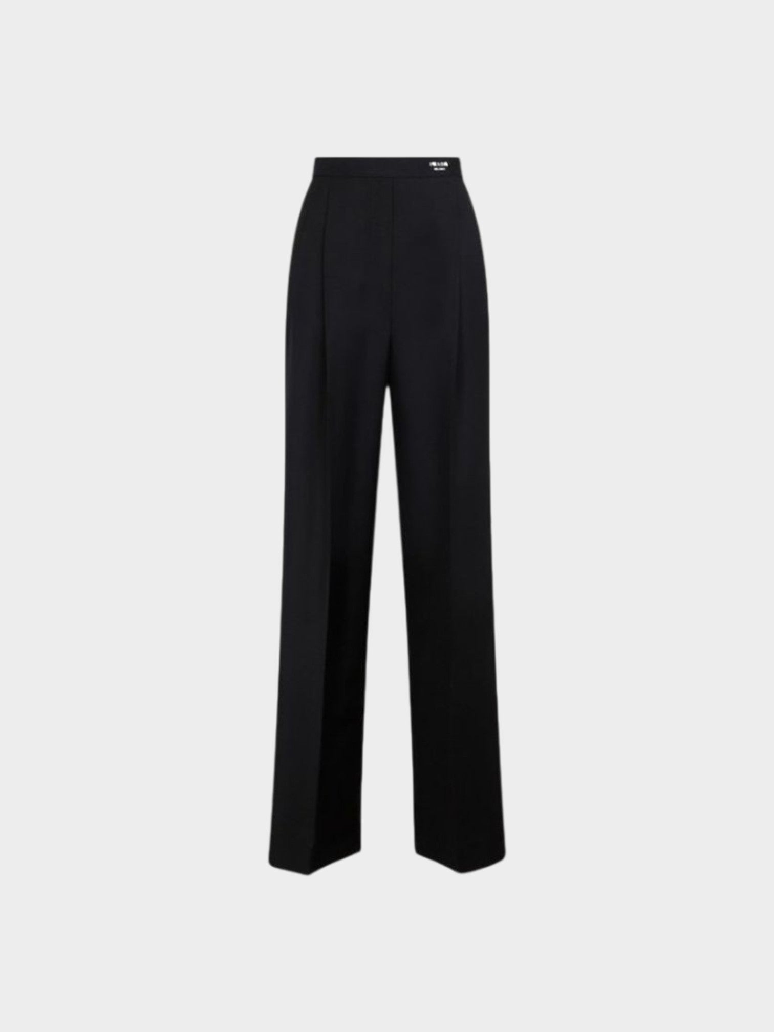 Prada Black Mohair Casual Pants