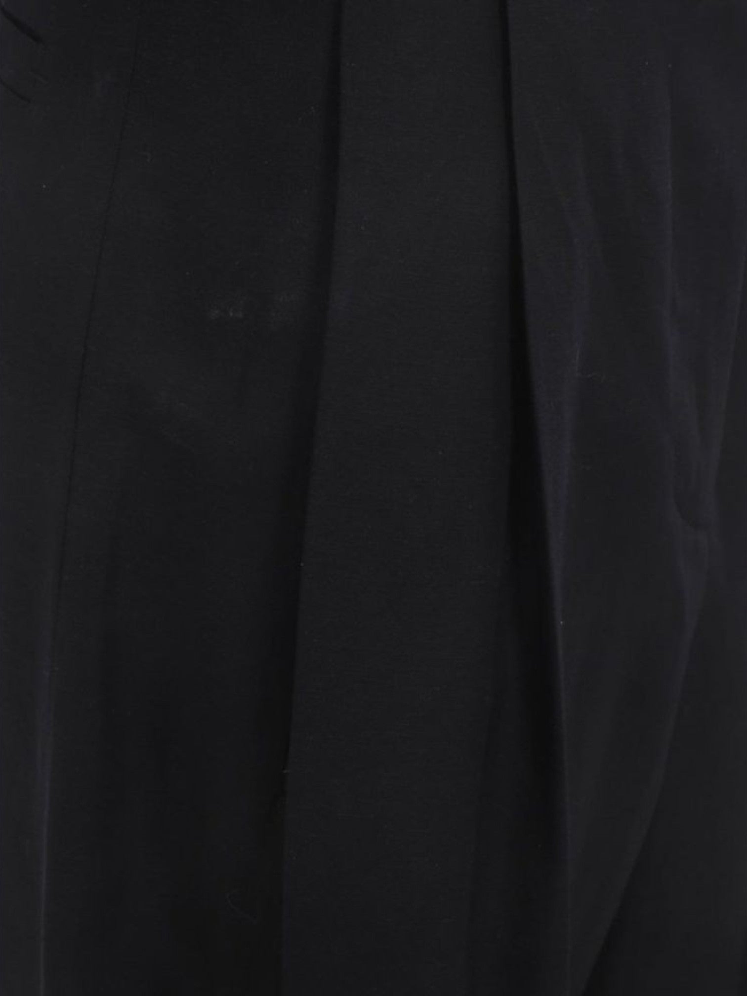 Salvatore Ferragamo Black Silk Casual Pants-thumbmail-3