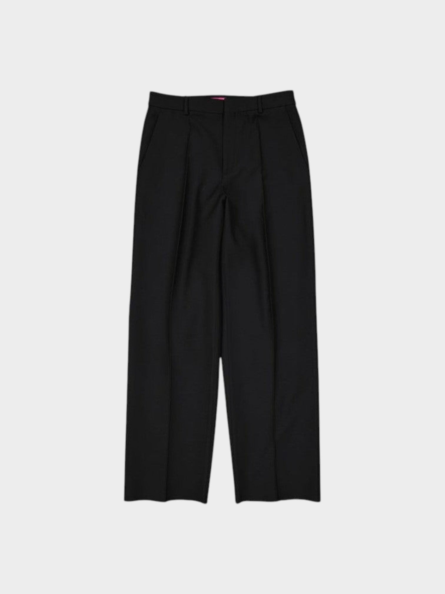 Valentino Black Silk Flared Pants