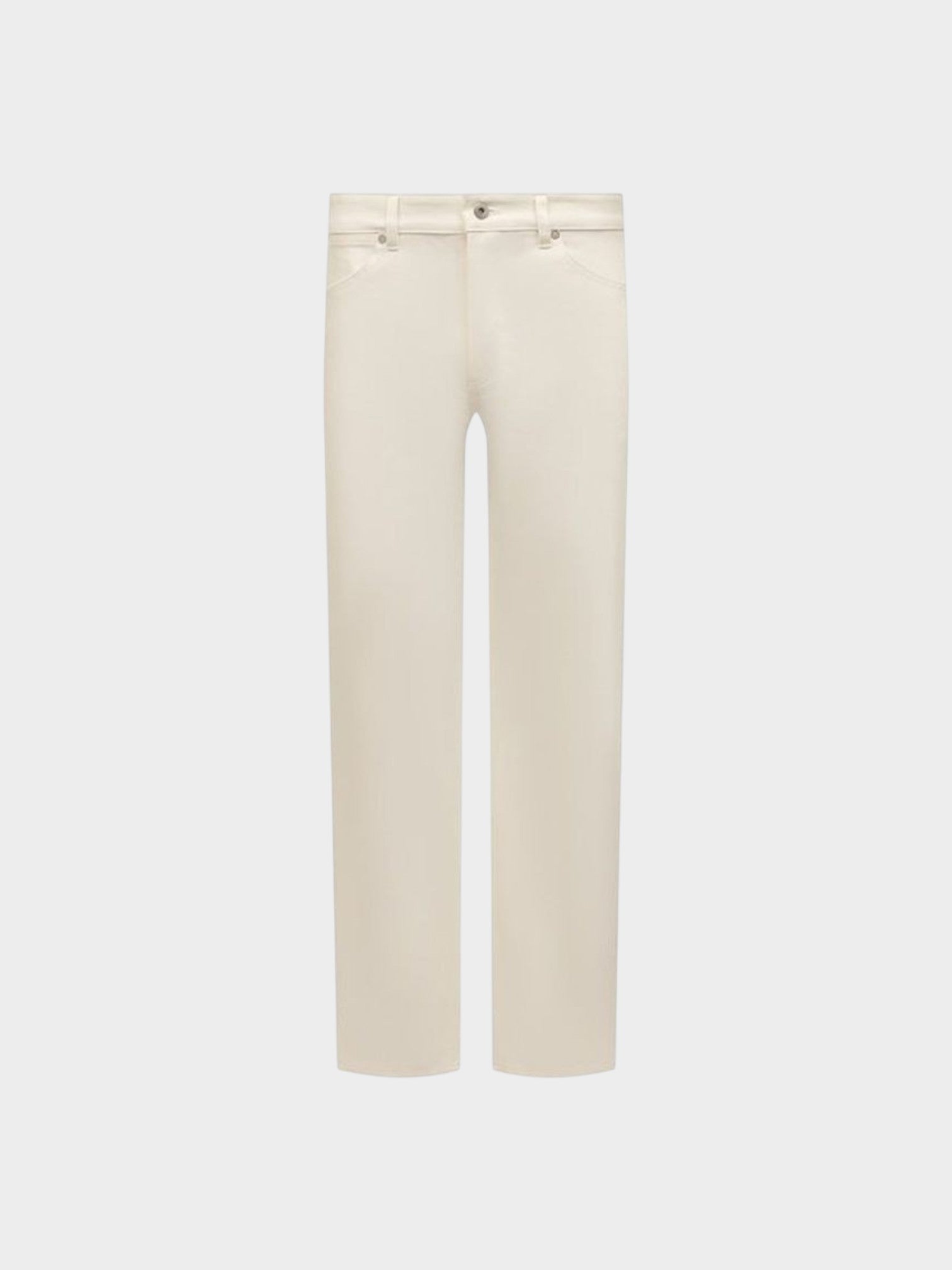 Jil Sander White Cotton Jeans Denim