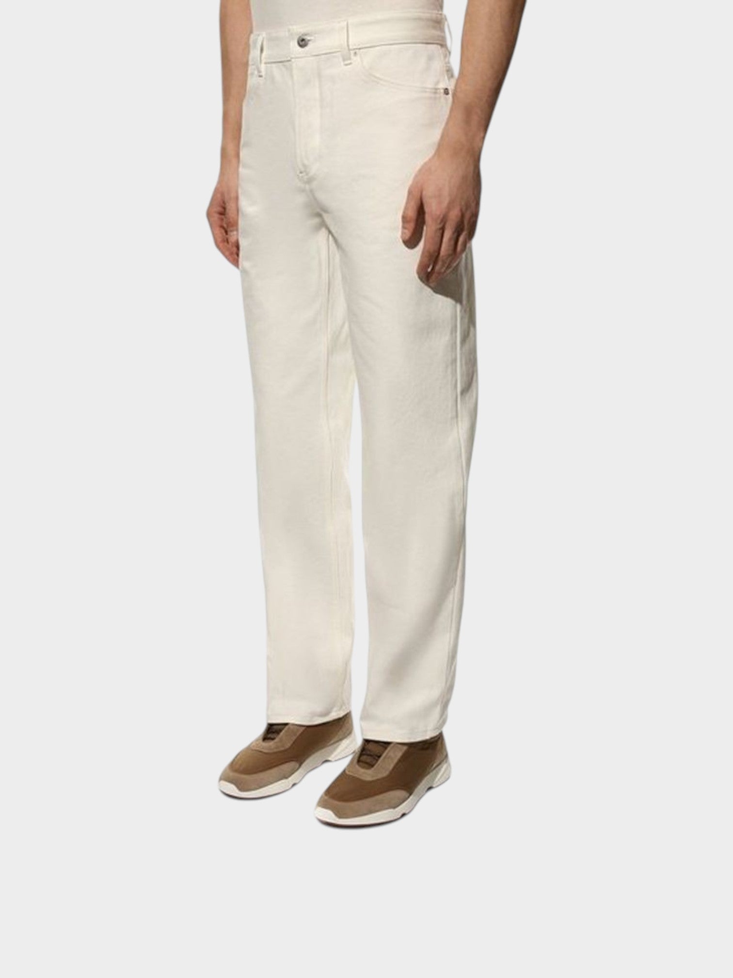 Jil Sander White Cotton Jeans Denim-thumbmail-2