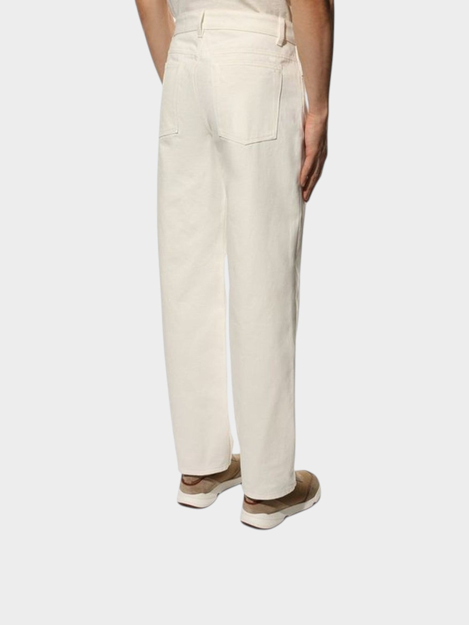Jil Sander White Cotton Jeans Denim-thumbmail-3