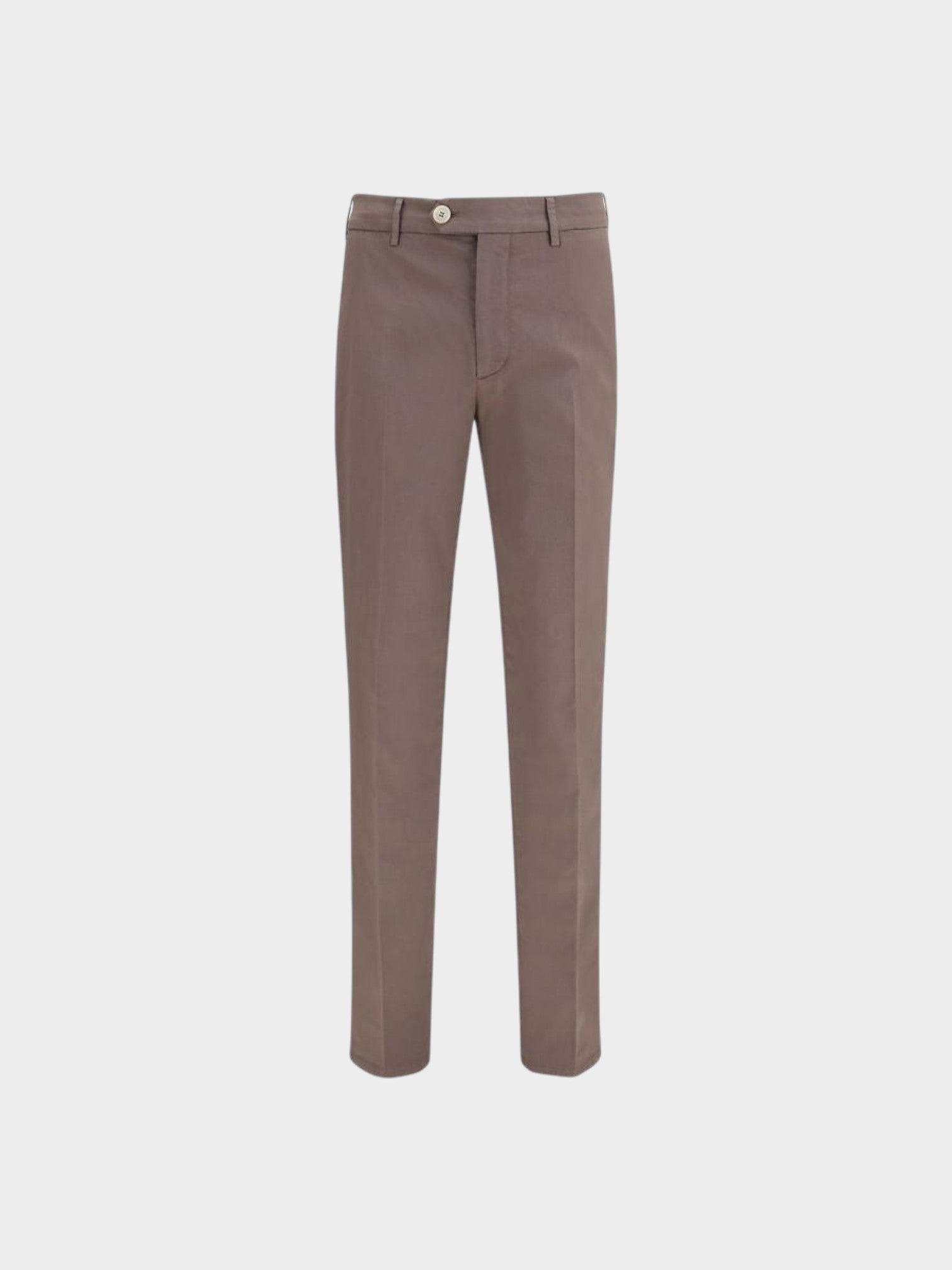 Brunello Cucinelli Brown Cotton Casual Pants