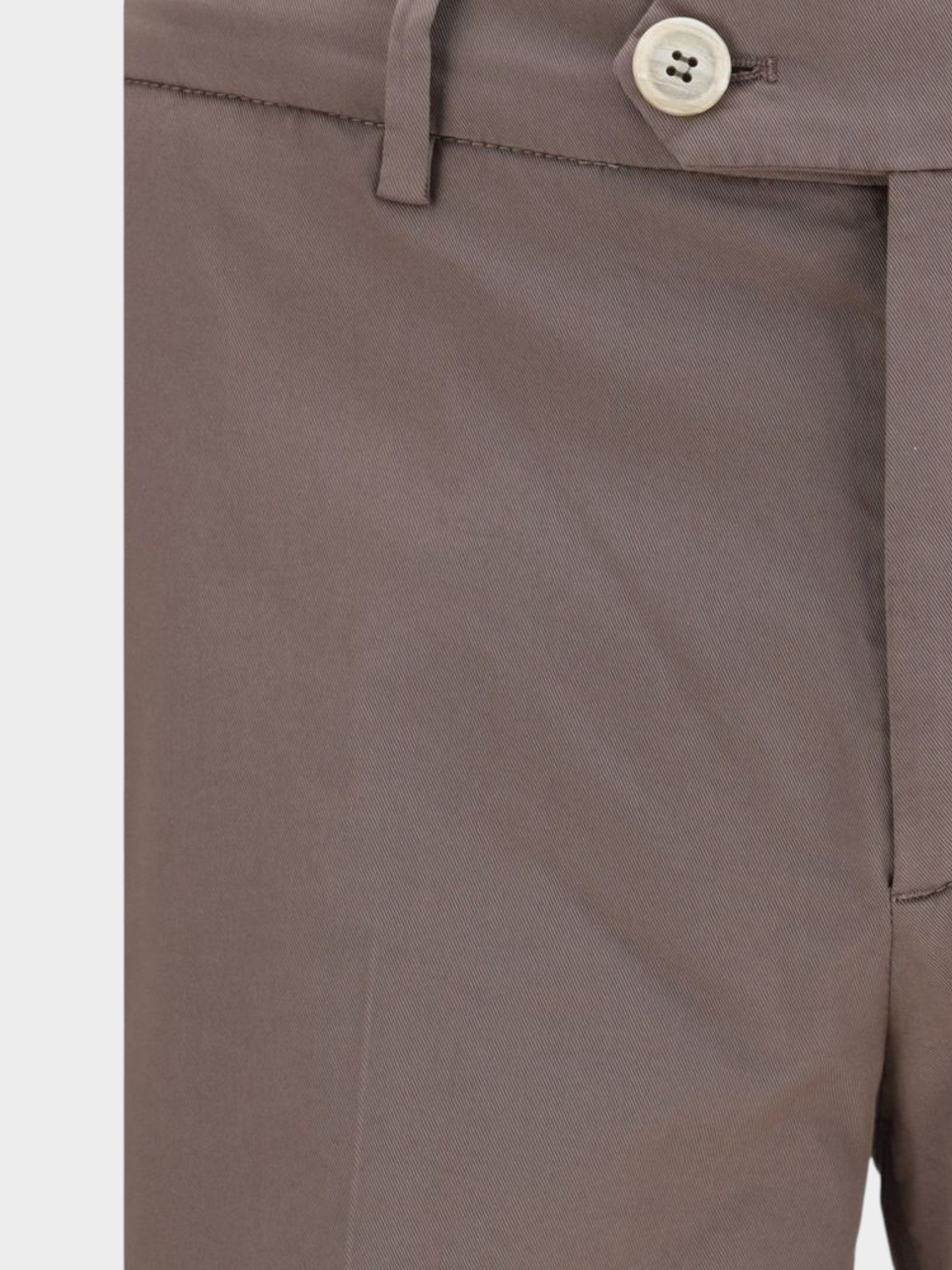 Brunello Cucinelli Brown Cotton Casual Pants-thumbmail-3