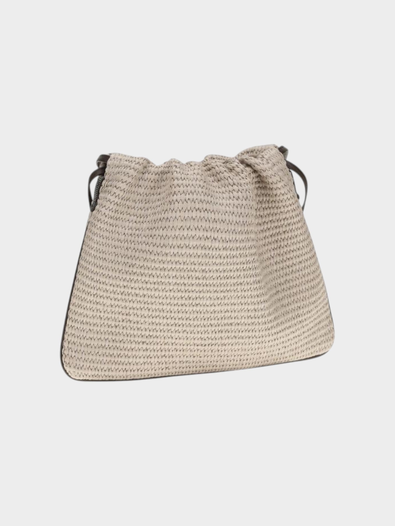 Brunello Cucinelli Beige Cotton Handbag-thumbmail-3