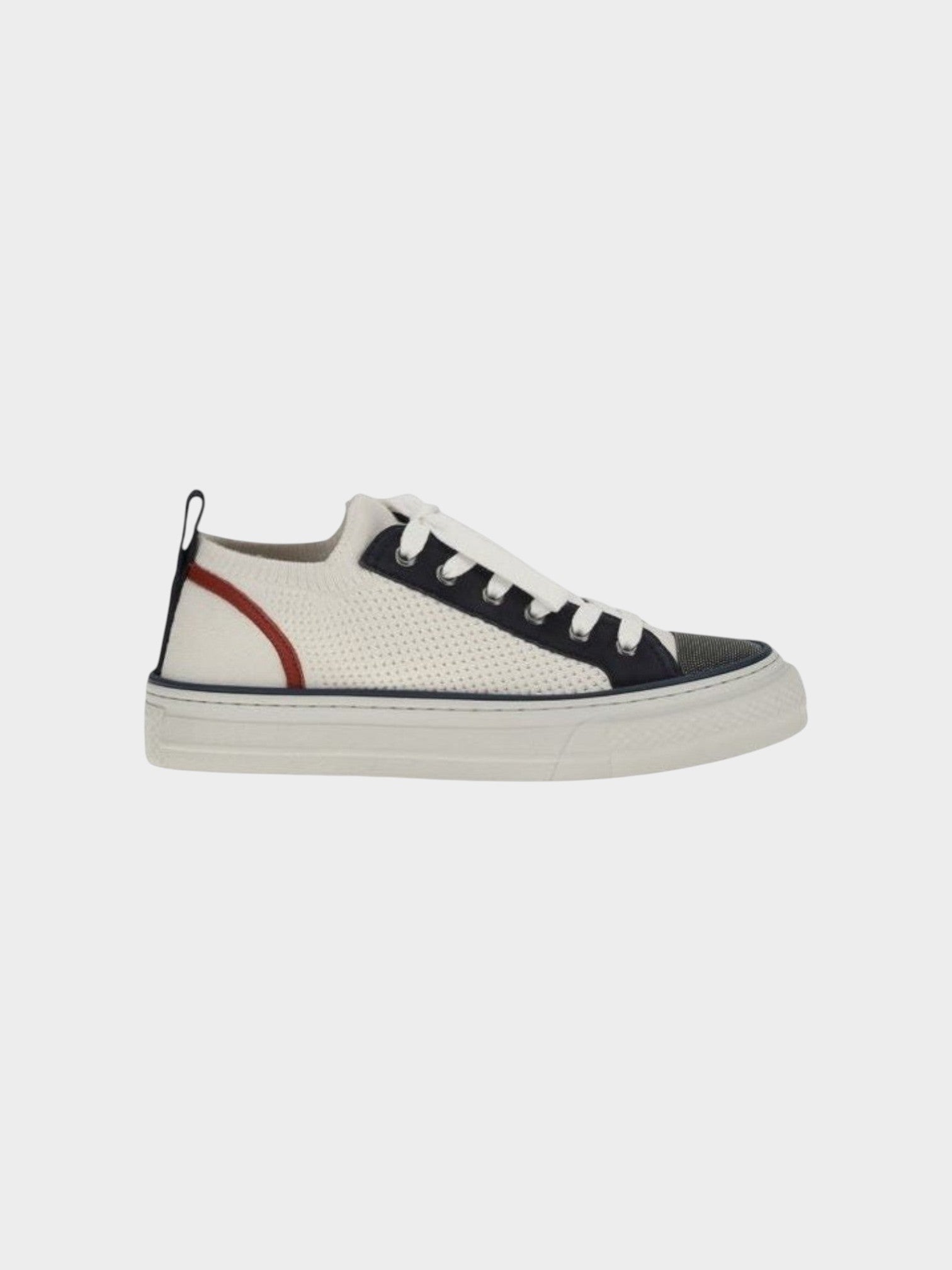Brunello Cucinelli Multicolor Cotton Low Top Sneakers