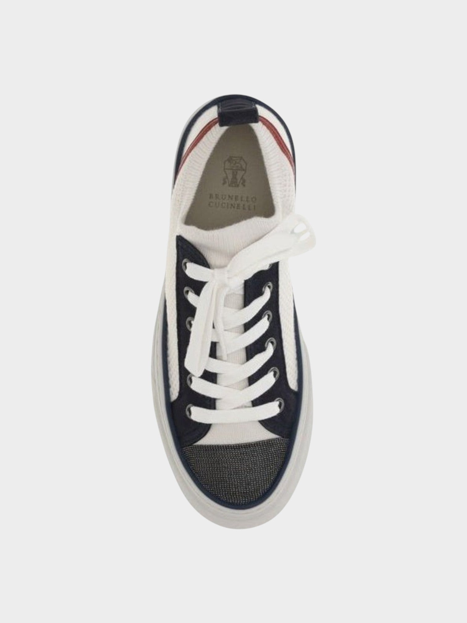 Brunello Cucinelli Multicolor Cotton Low Top Sneakers-thumbmail-4