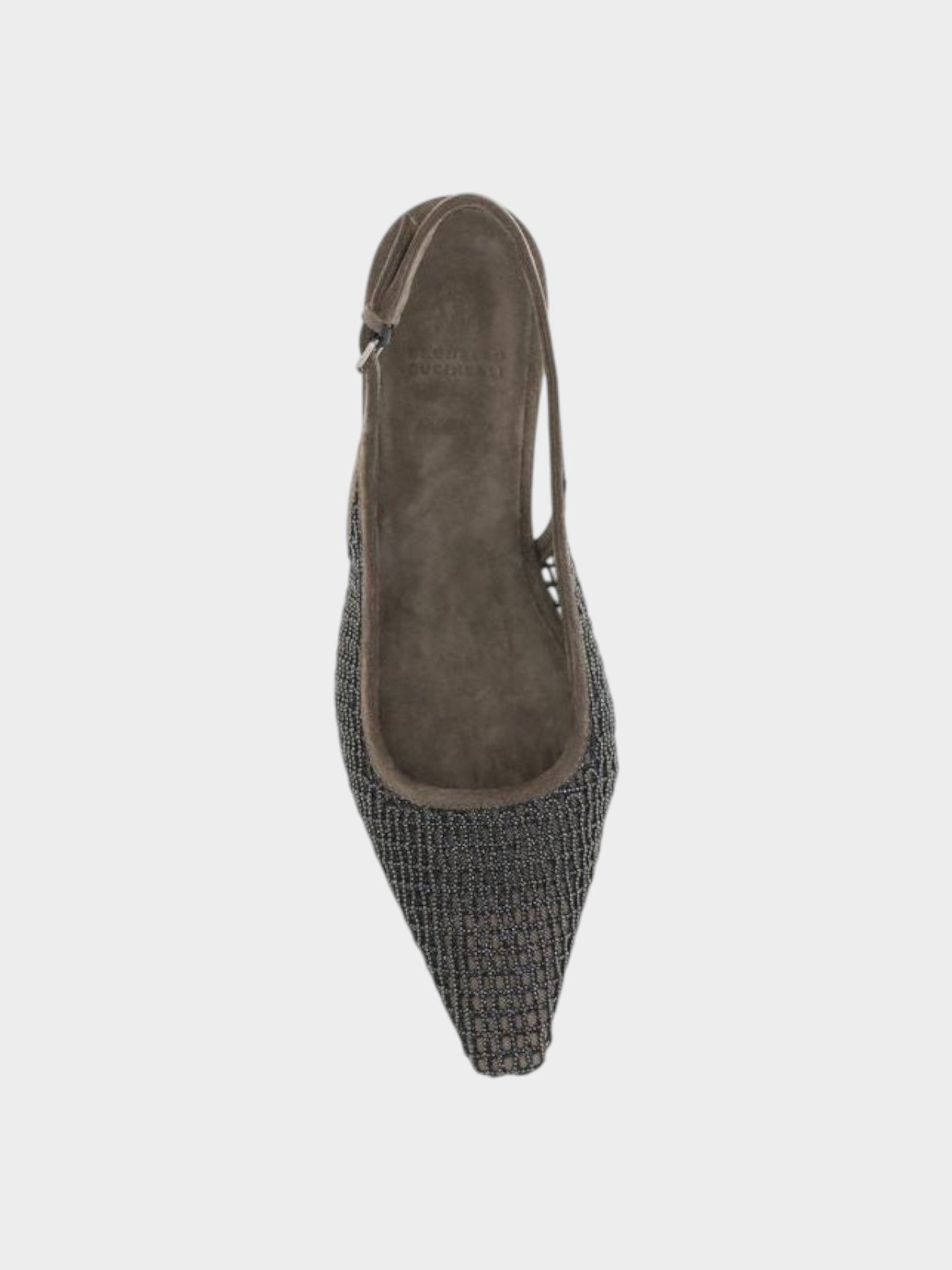 Brunello Cucinelli Brown Calf Leather Bos Taurus Ballet Flats-thumbmail-4