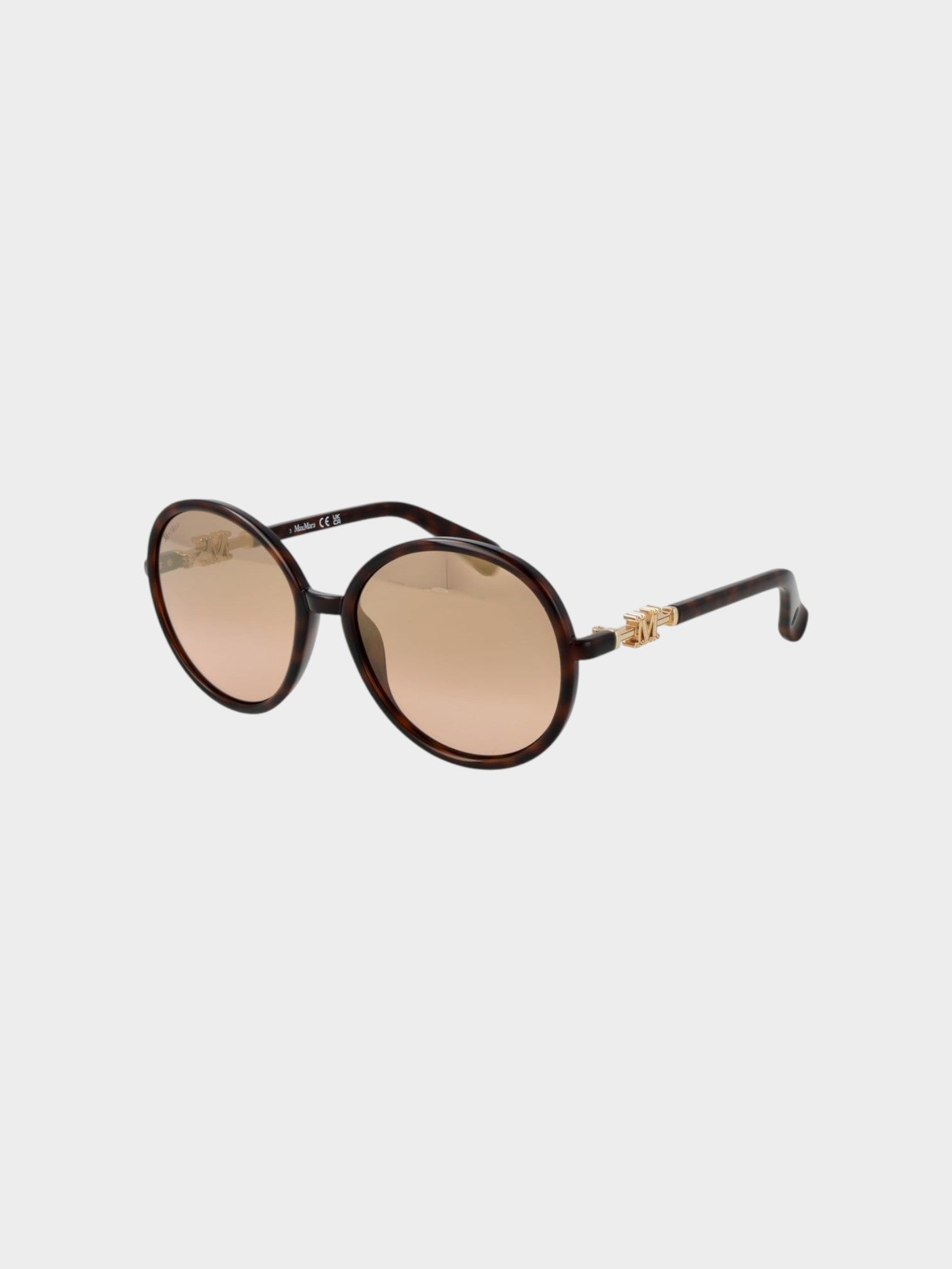 Max Mara Brown Stainless Steel Sunglasses
