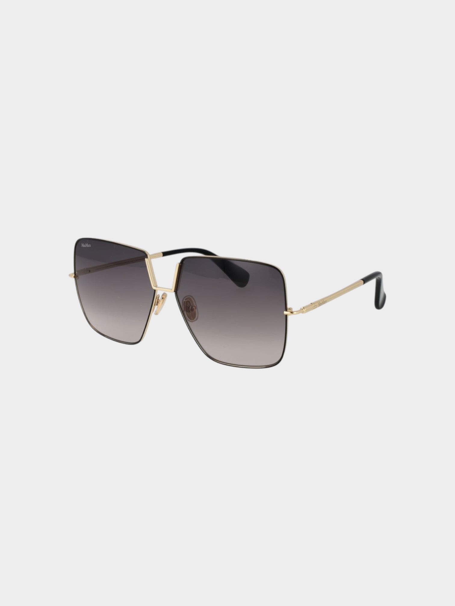 Max Mara Black Metal Sunglasses