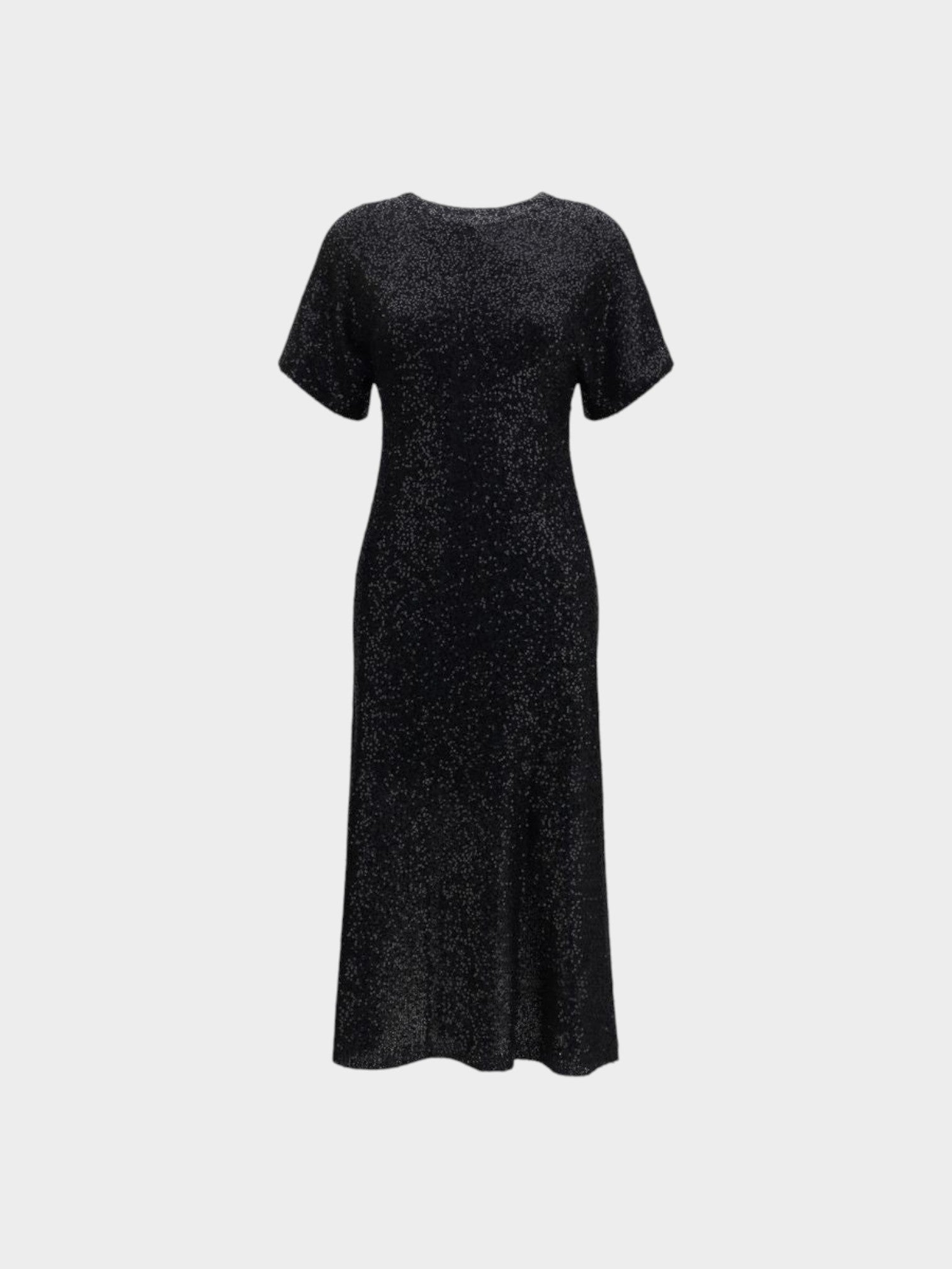 Brunello Cucinelli Black Linen Cocktail Dress