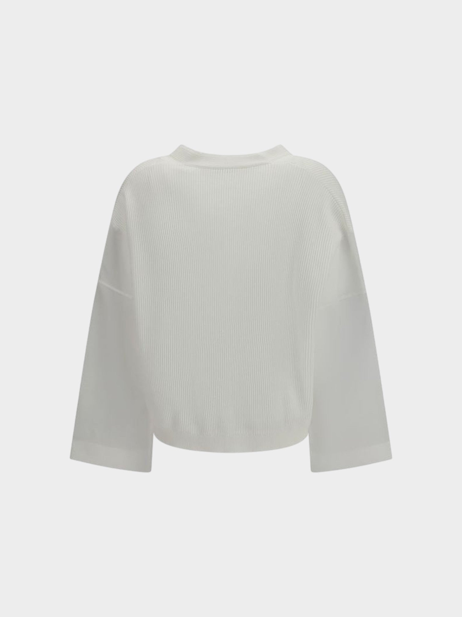 Brunello Cucinelli White Cotton Cardigan-thumbmail-2