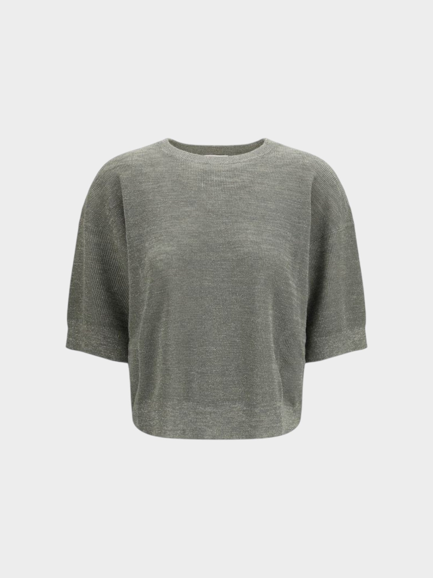 Brunello Cucinelli Bicolor Linen Sweatshirt