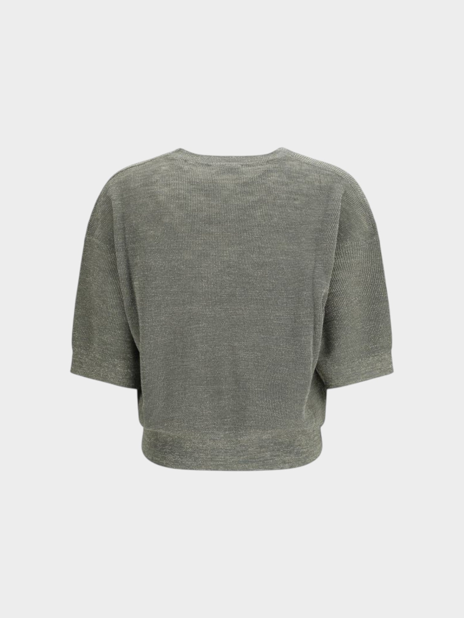 Brunello Cucinelli Bicolor Linen Sweatshirt-thumbmail-2