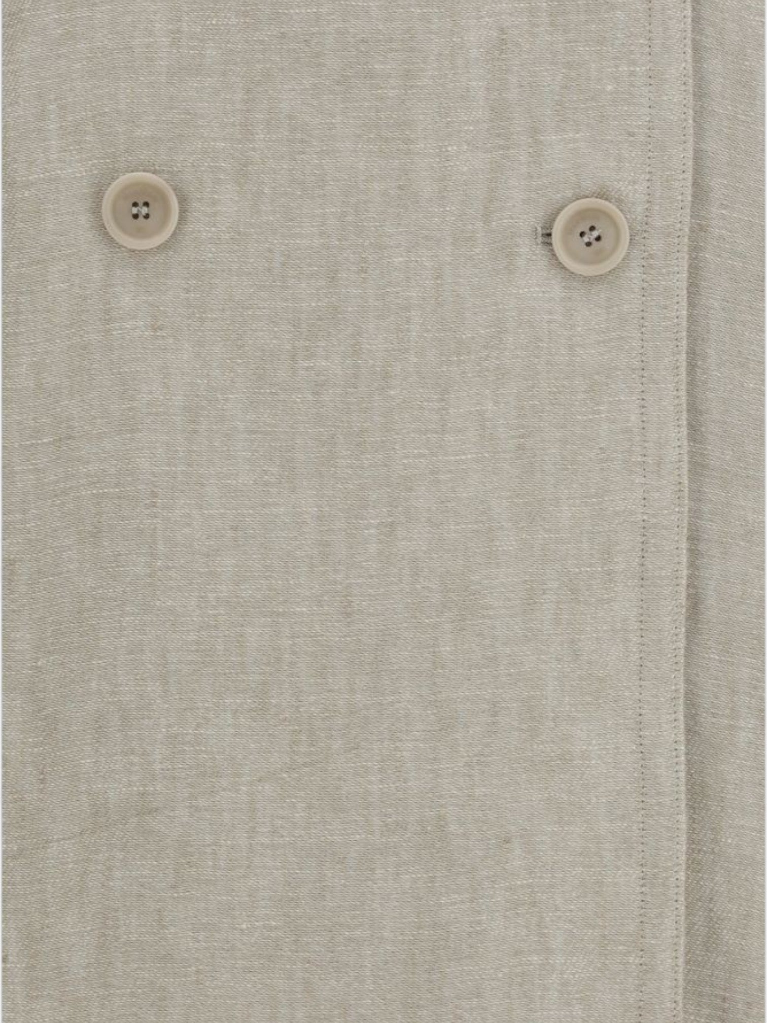 Max Mara Brown Linen Trench Coat-thumbmail-3