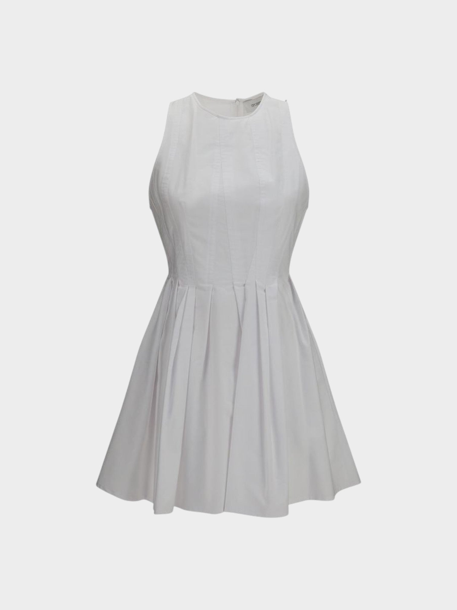 Max Mara White Cotton Casual Dress
