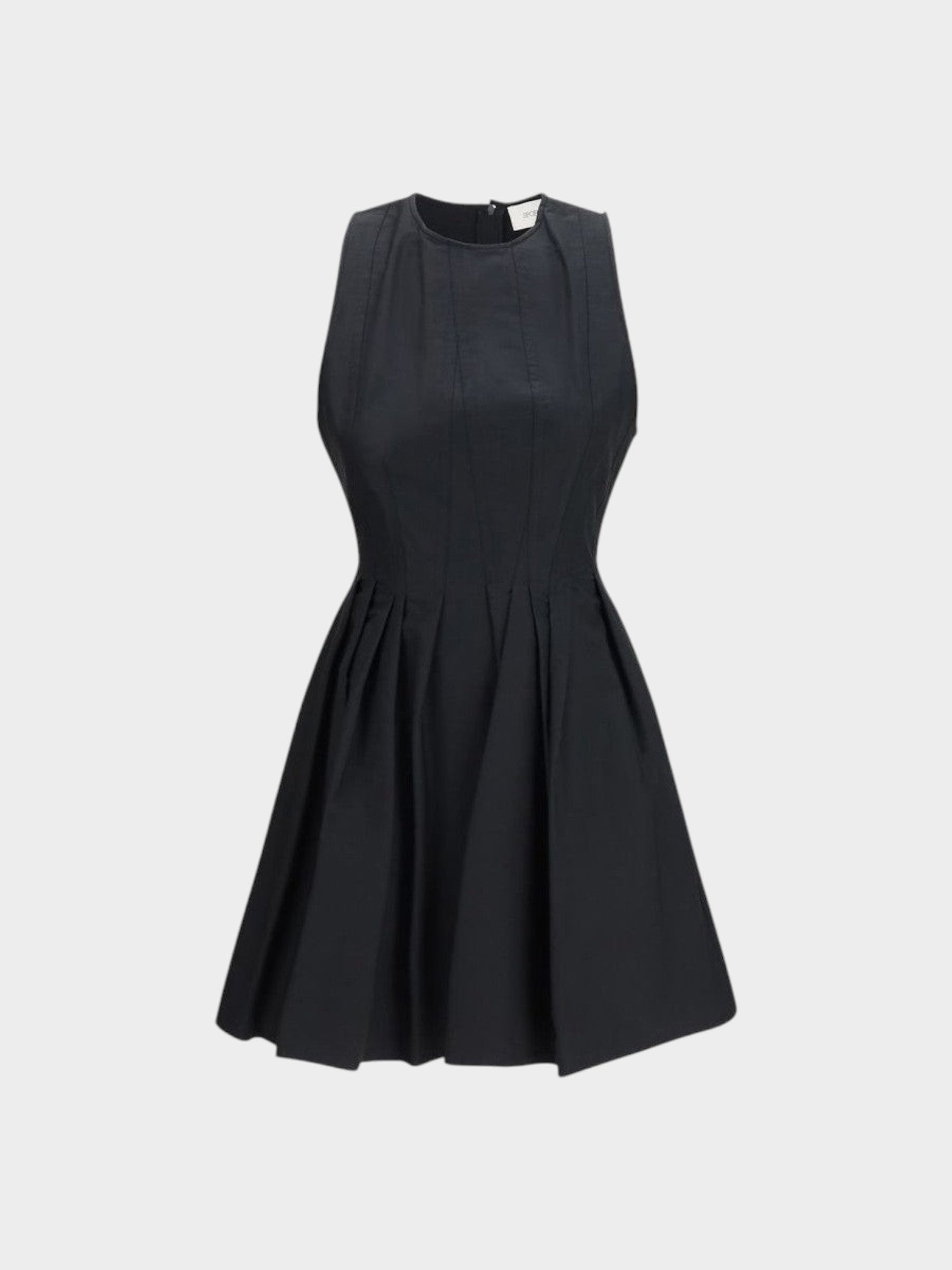 Max Mara Black Cotton Casual Dress