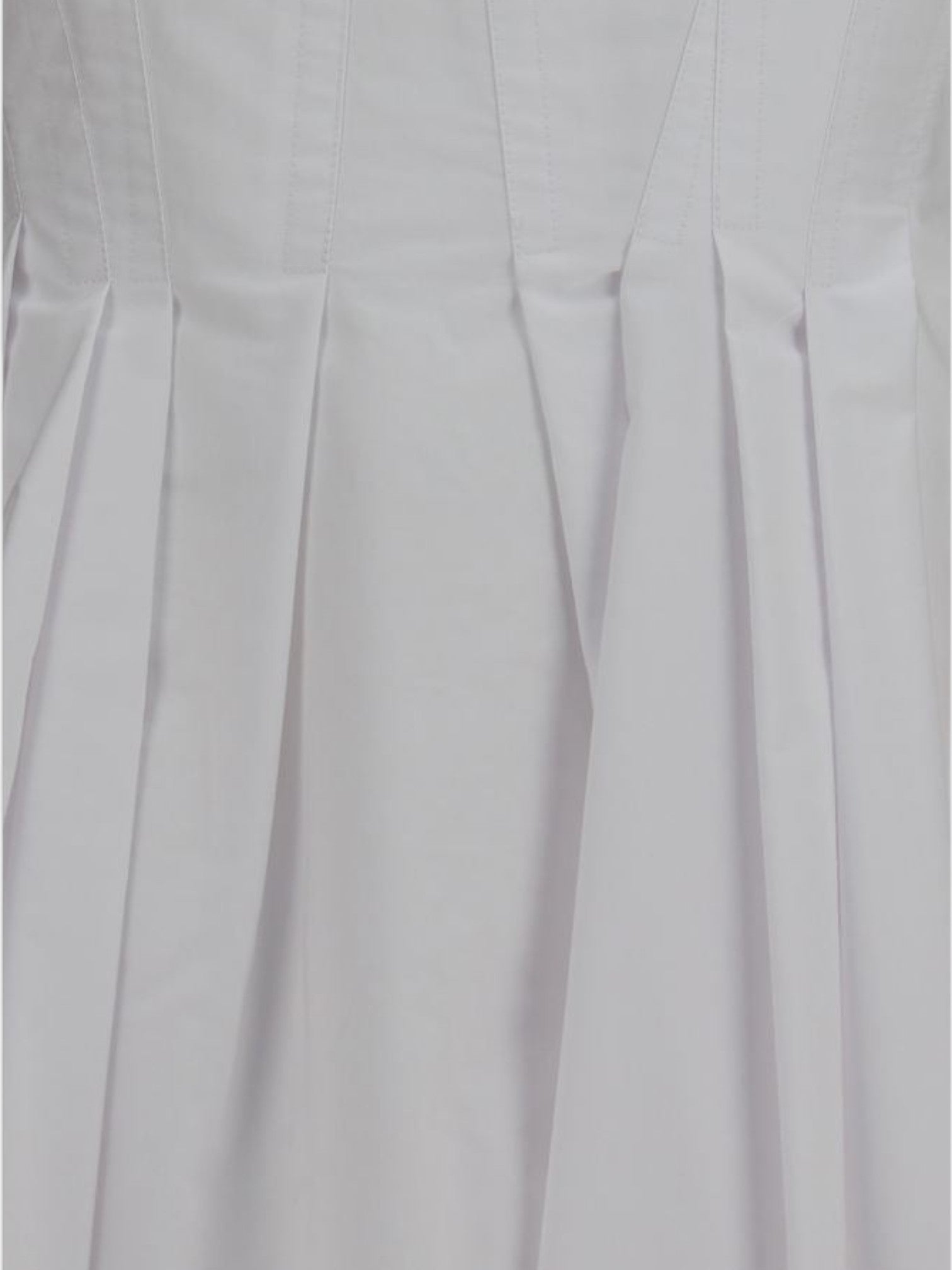 Max Mara White Cotton Casual Dress-thumbmail-3