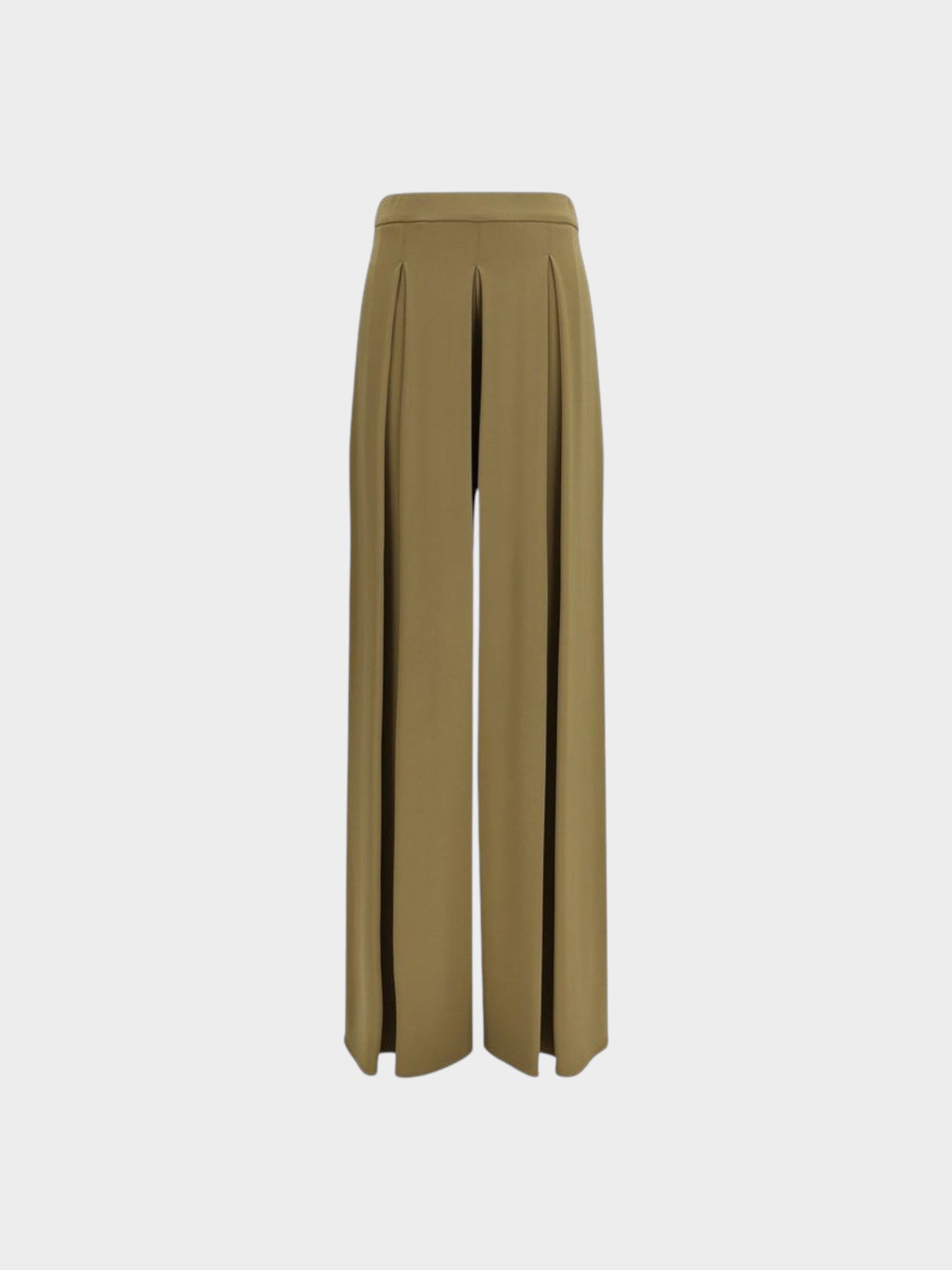 Max Mara Pure Bicolor Viscose Casual Pants