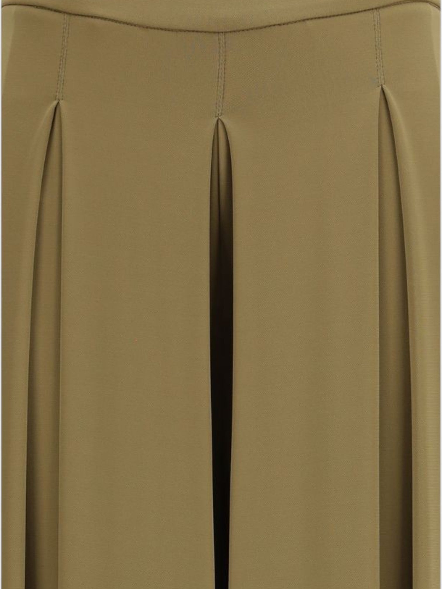 Max Mara Pure Bicolor Viscose Casual Pants-thumbmail-3