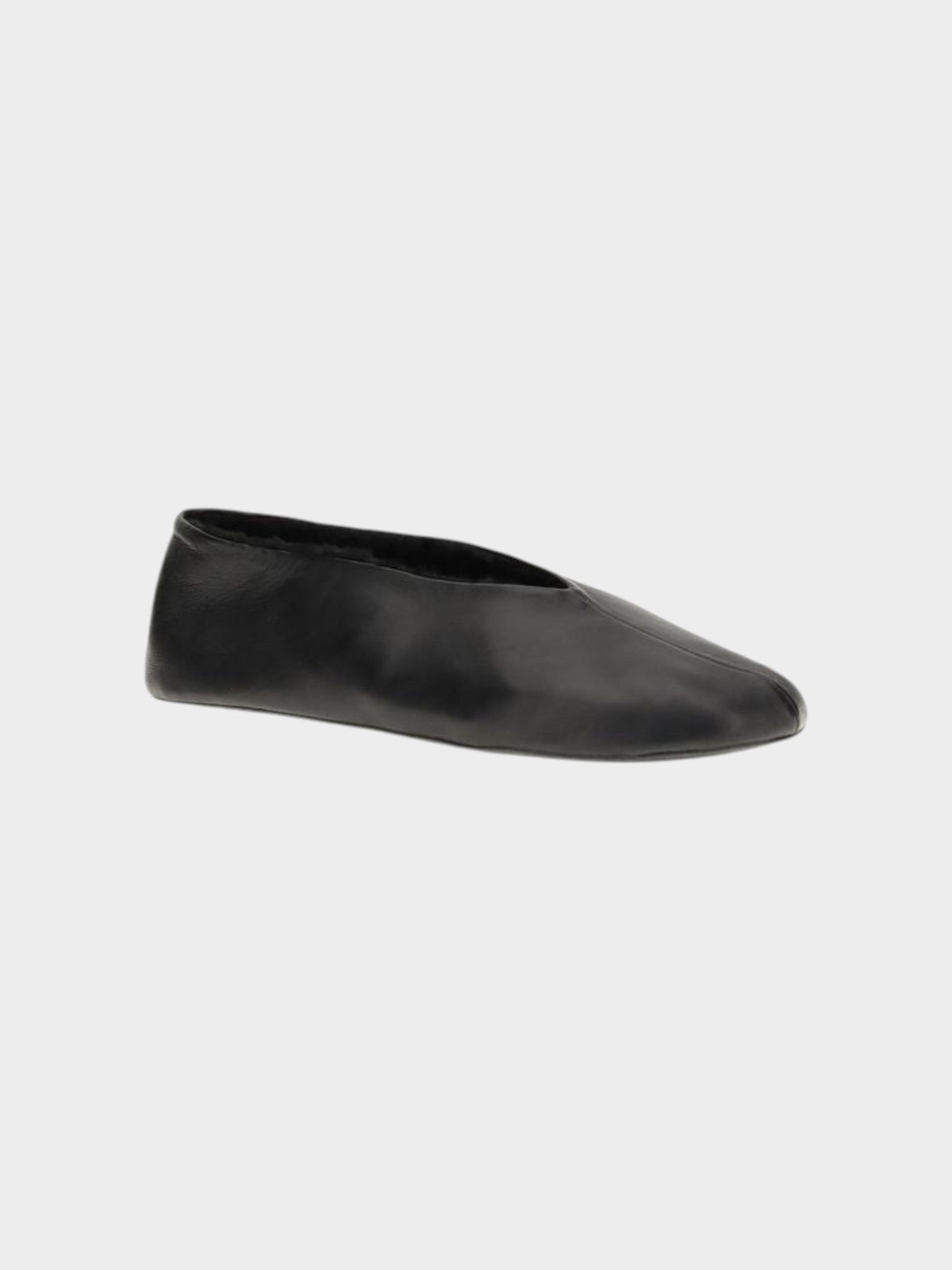 The Row Black Lamb Ovis Aries Aries Ballet Flats-thumbmail-2