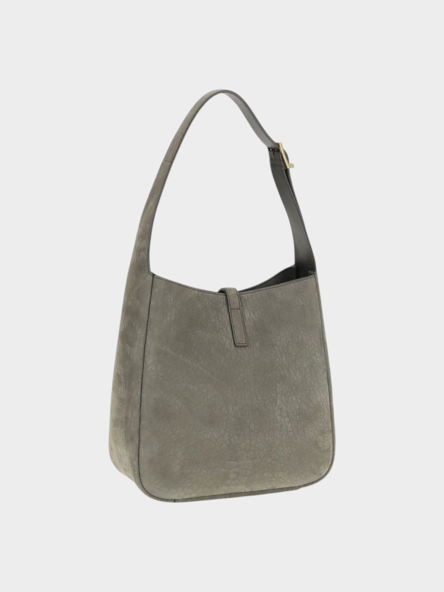 Saint Laurent Gray Calf Leather Bos Taurus Shoulder Bag-thumbmail-3