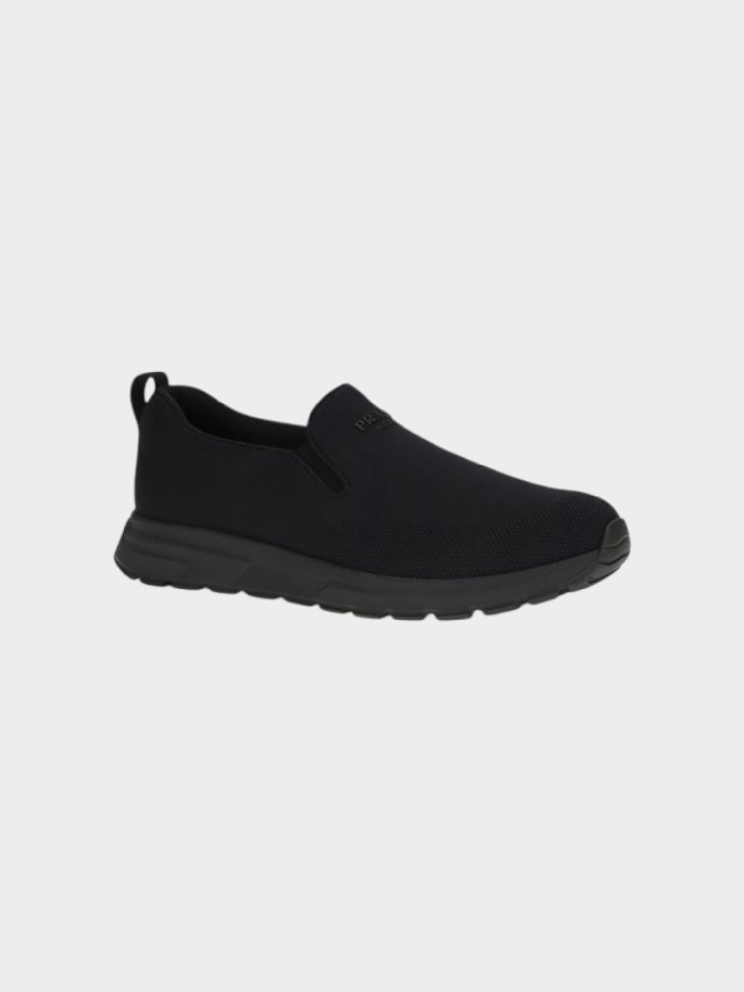 Prada Black Fabric Sneakers-thumbmail-2
