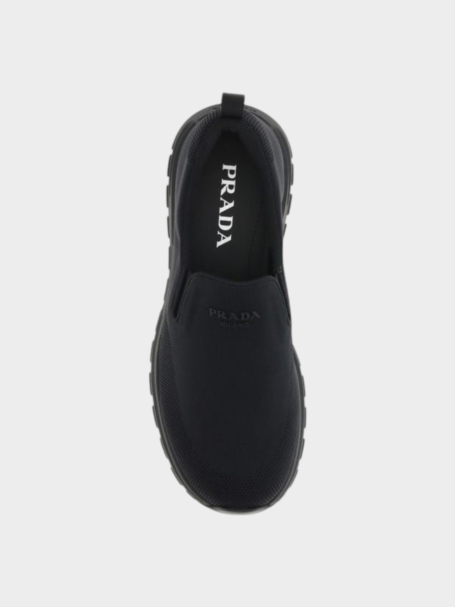 Prada Black Fabric Sneakers-thumbmail-4