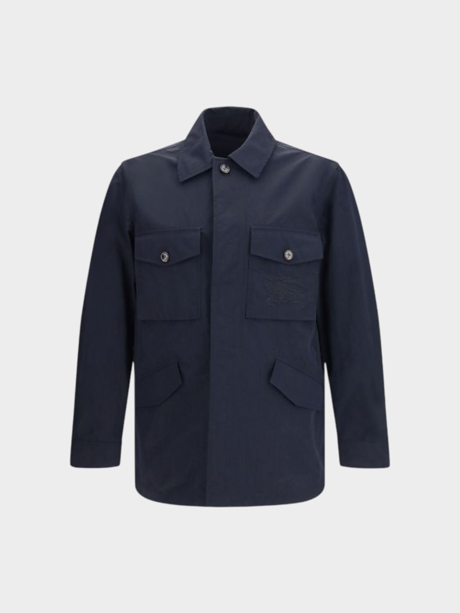 Burberry Blue Polyamide Coat