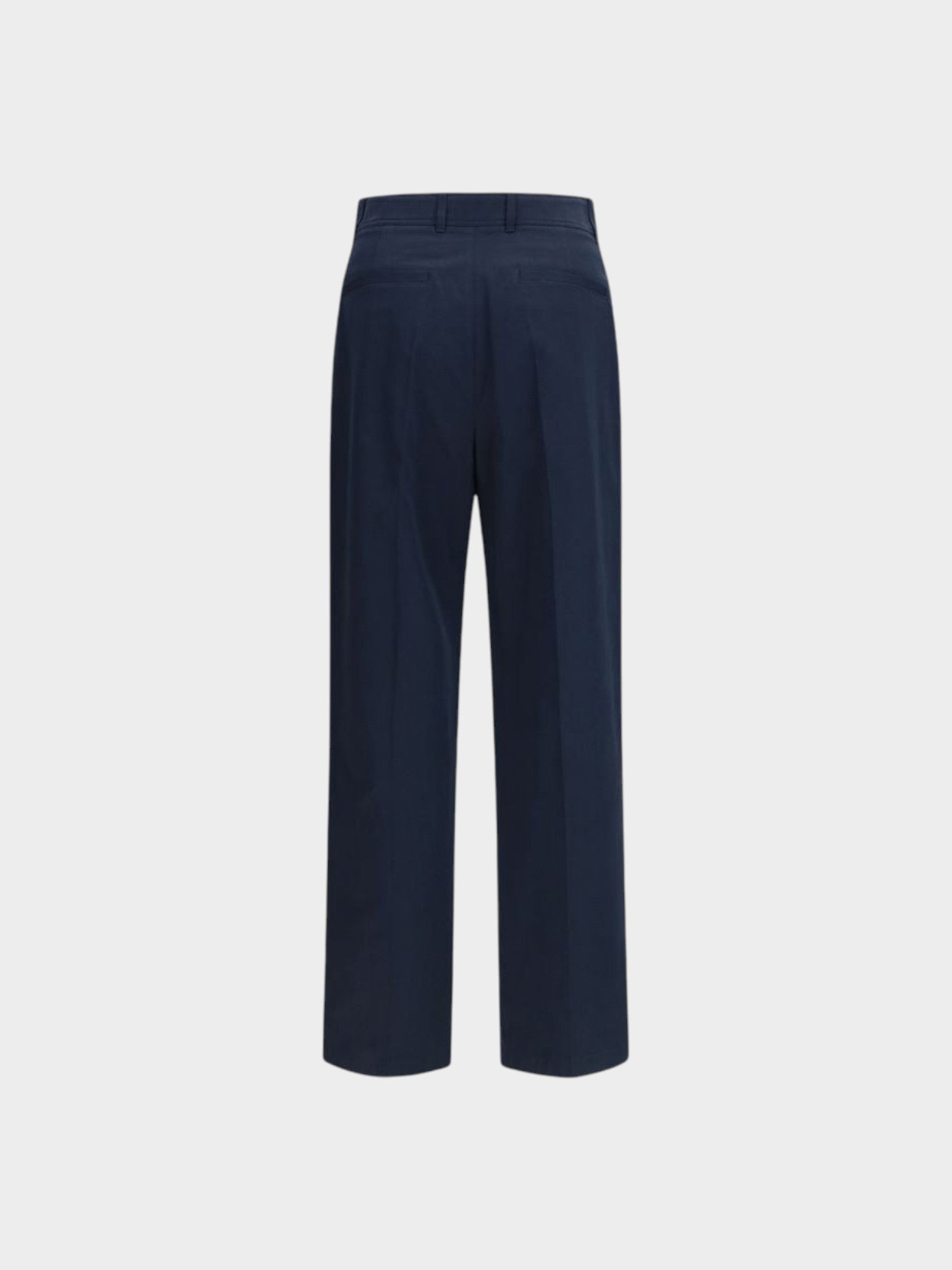 Valentino Blue Cotton Casual Pants-thumbmail-2
