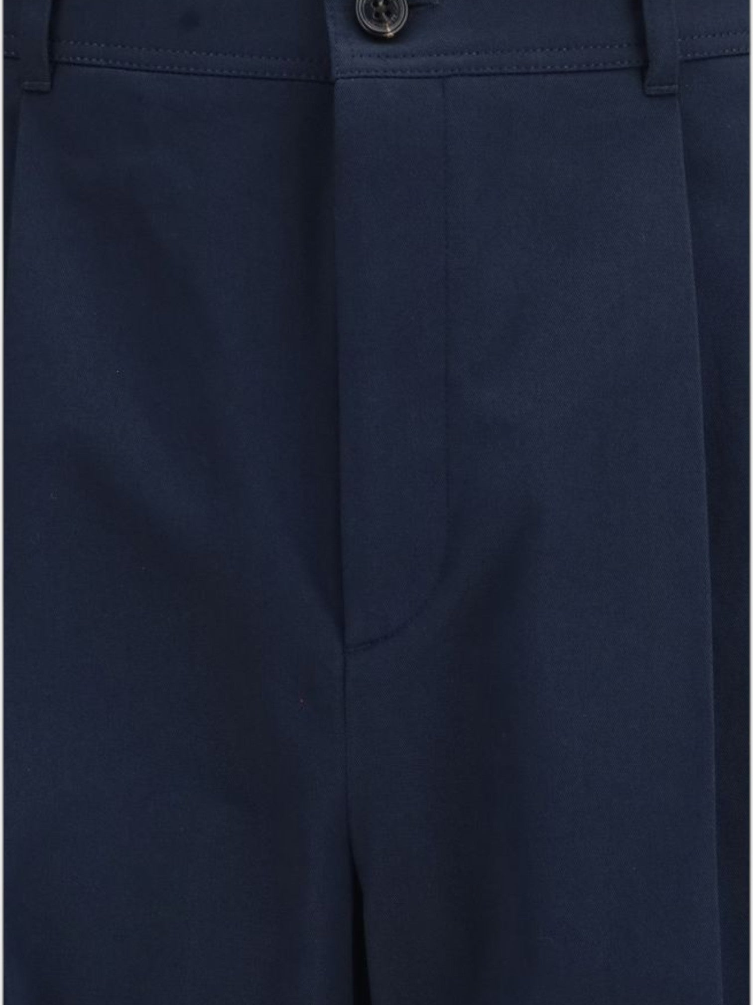 Valentino Blue Cotton Casual Pants-thumbmail-3
