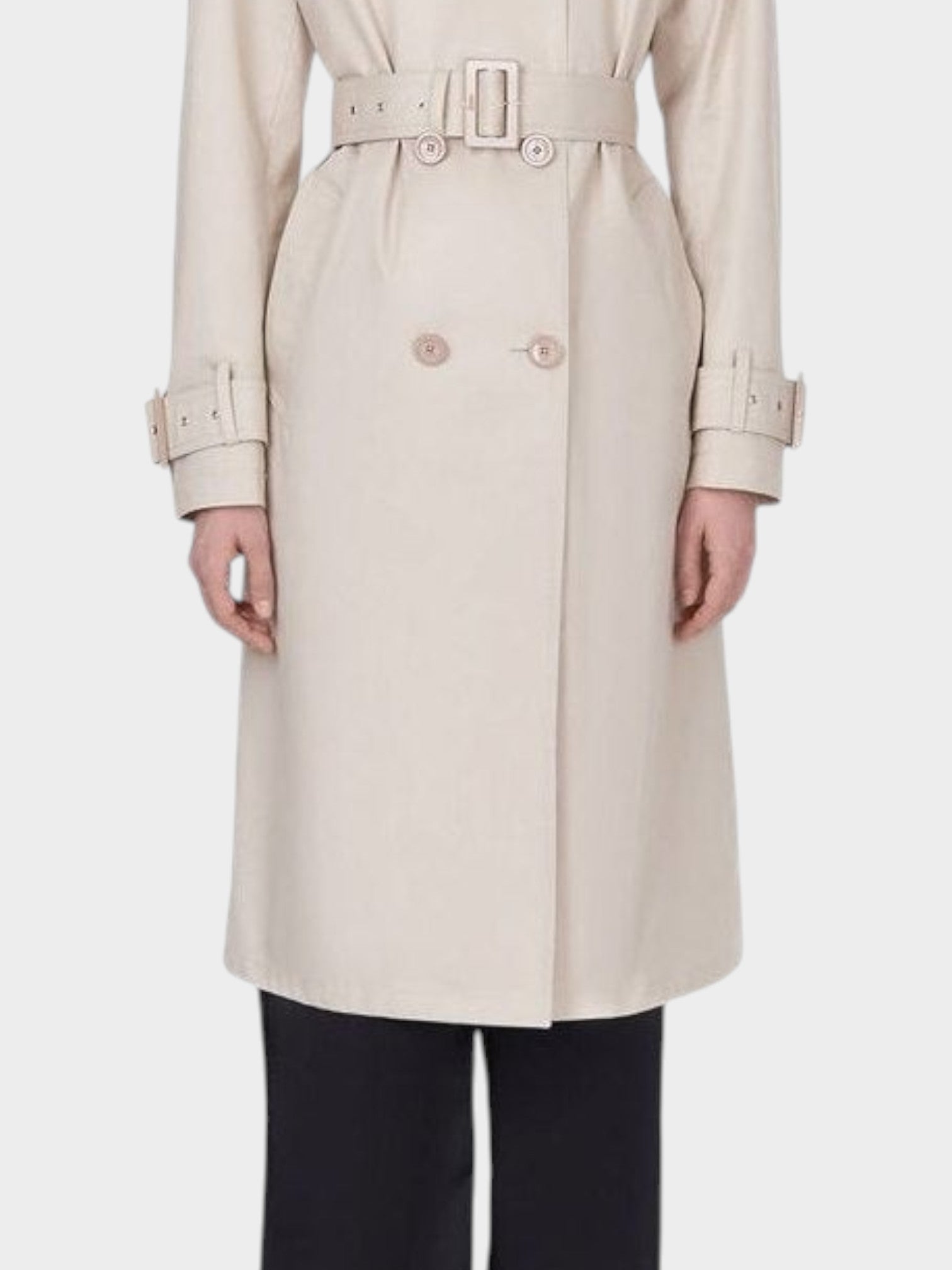 Herno White Cotton Coat-thumbmail-2