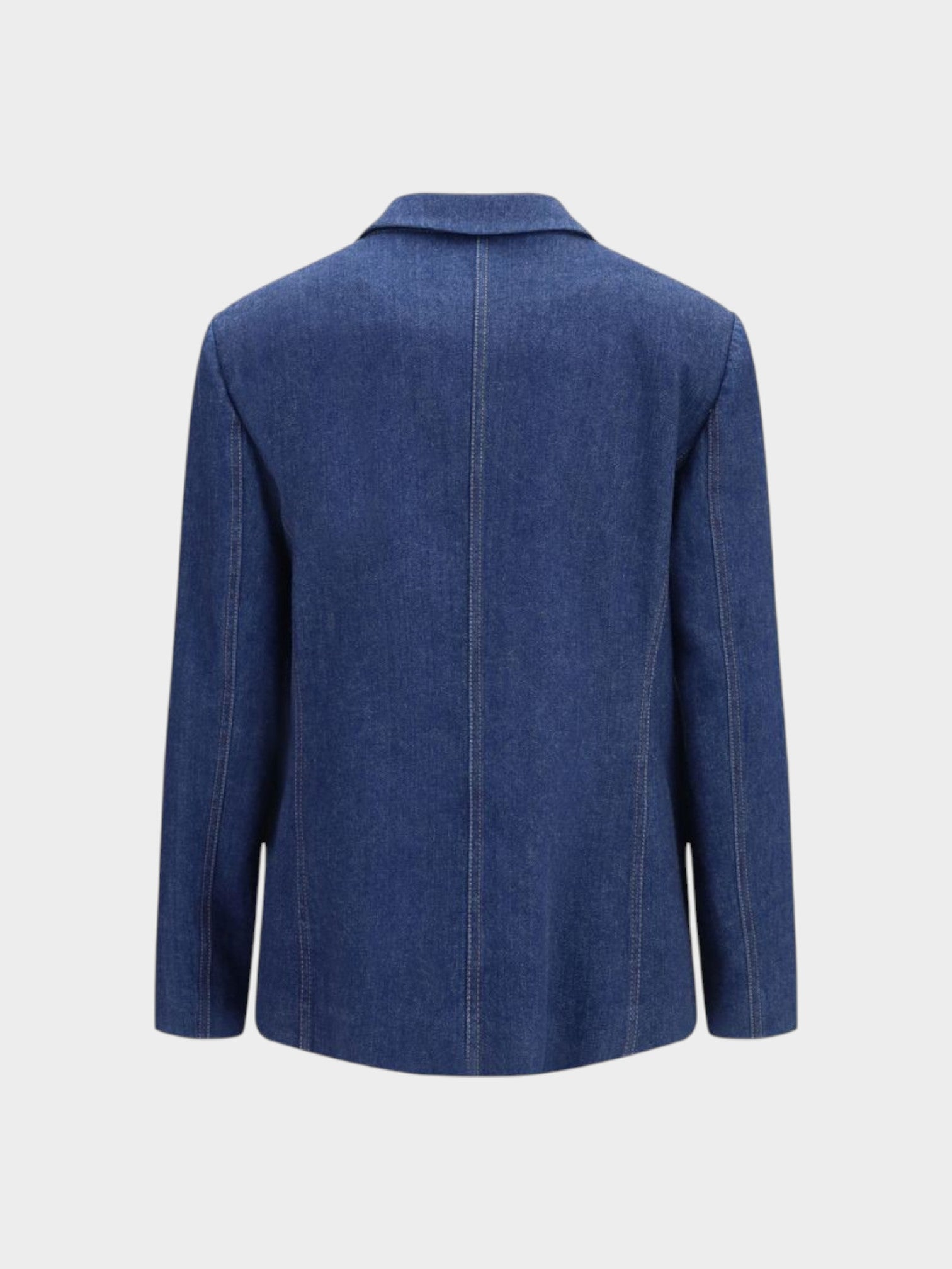 Giorgio Armani Blue Elastane Denim Jacket-thumbmail-2