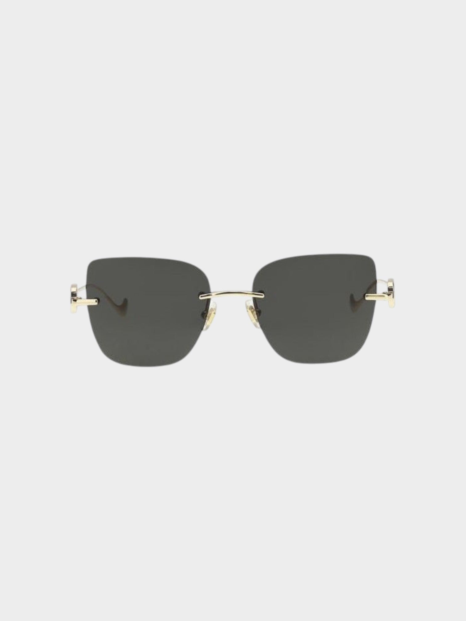 Valentino Garavani Black Metal Sunglasses