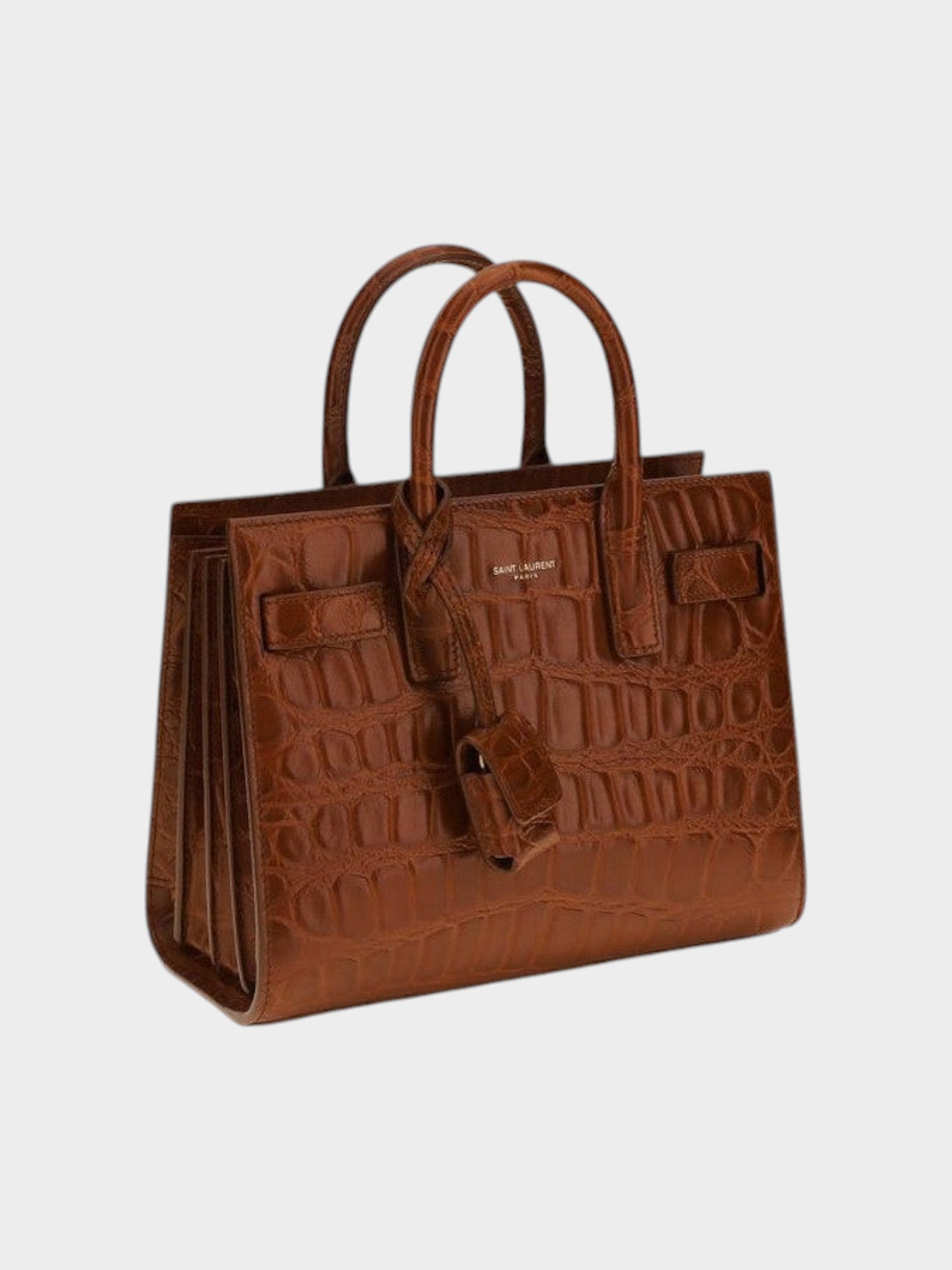 Saint Laurent Brown Calf Leather Bos Taurus Shoulder Bag-thumbmail-2