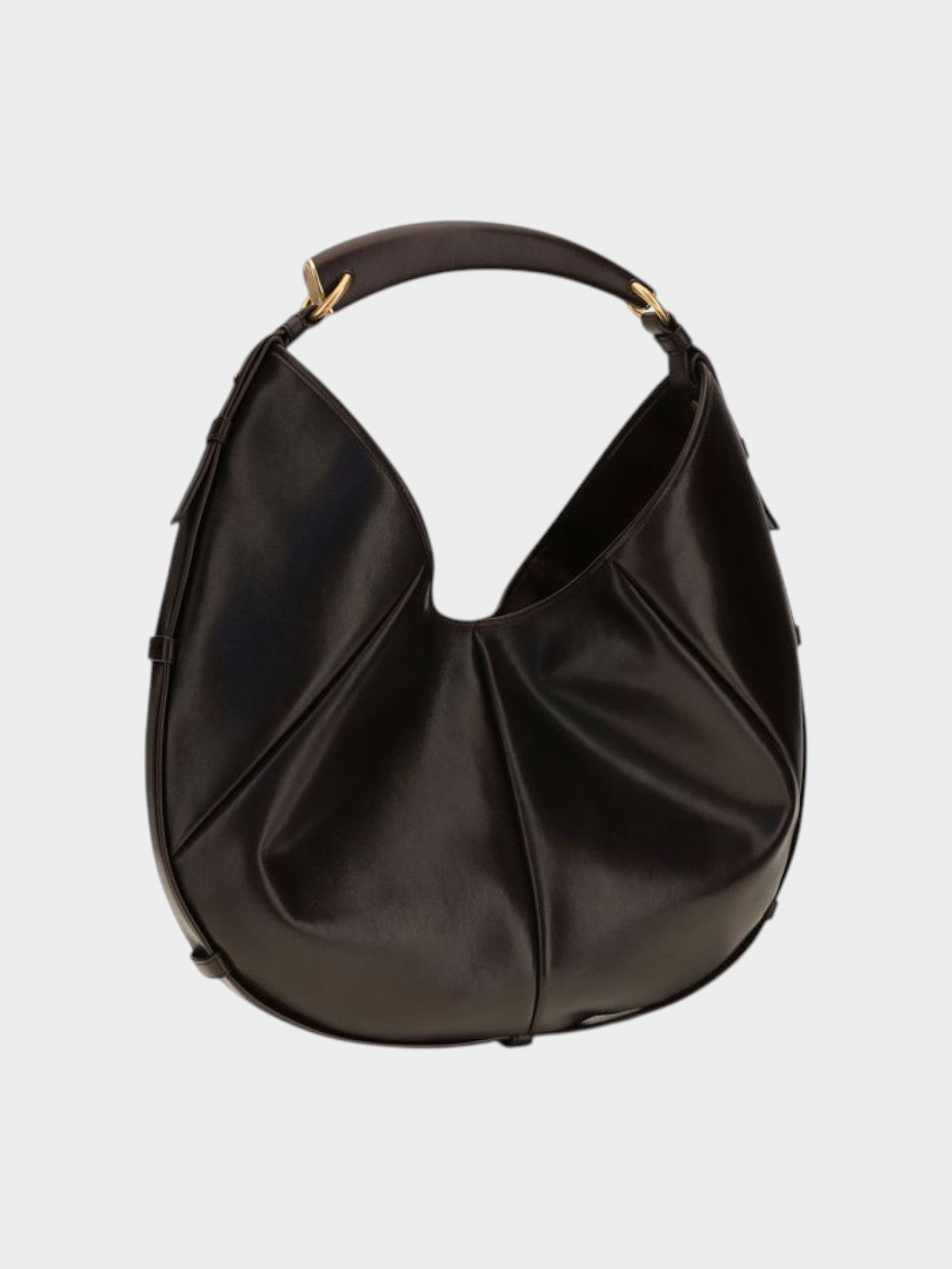 Saint Laurent Brown Calf Leather Bos Taurus Shoulder Bag-thumbmail-2