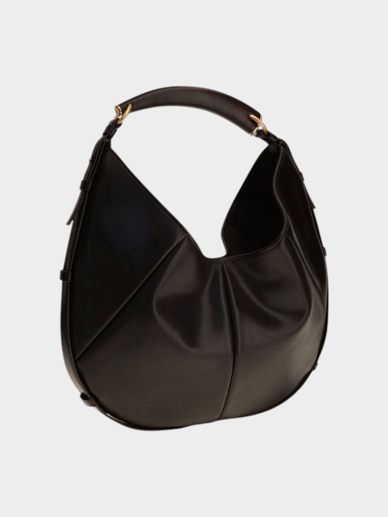 Saint Laurent Brown Calf Leather Bos Taurus Shoulder Bag-thumbmail-3