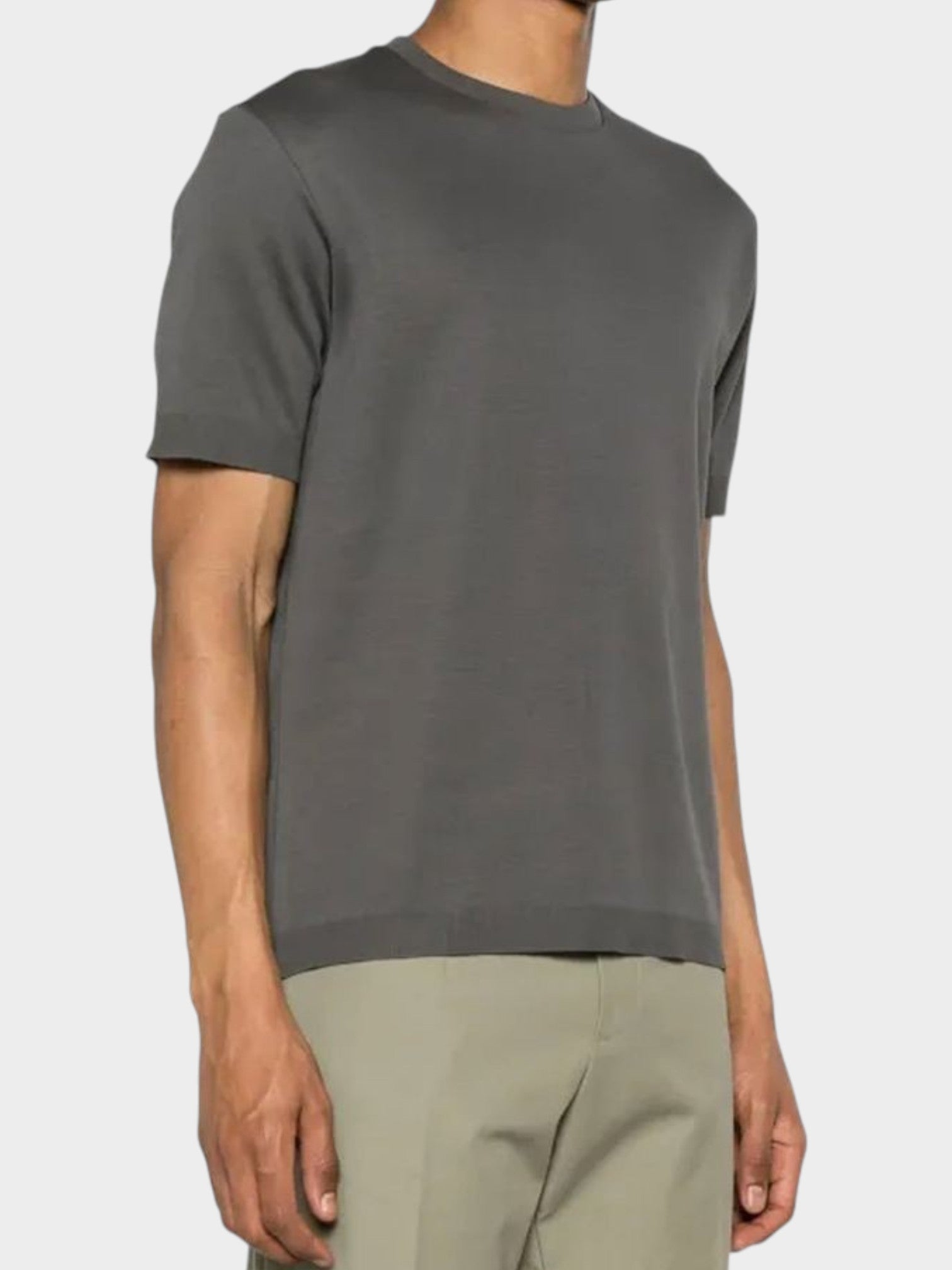 Herno Gray Cotton T-Shirt-thumbmail-2