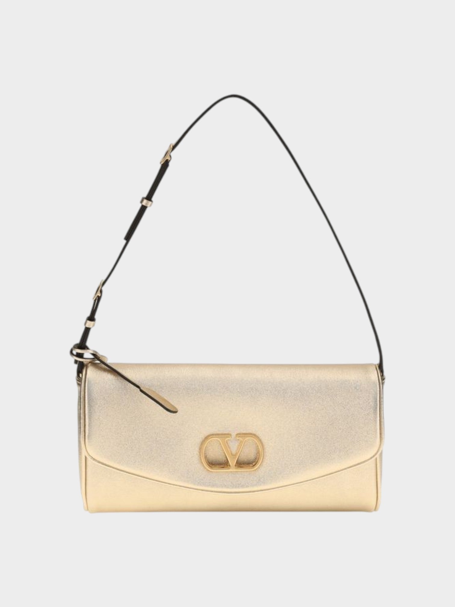 Valentino Garavani Gold Lamb Ovis Aries Aries Clutch Bag
