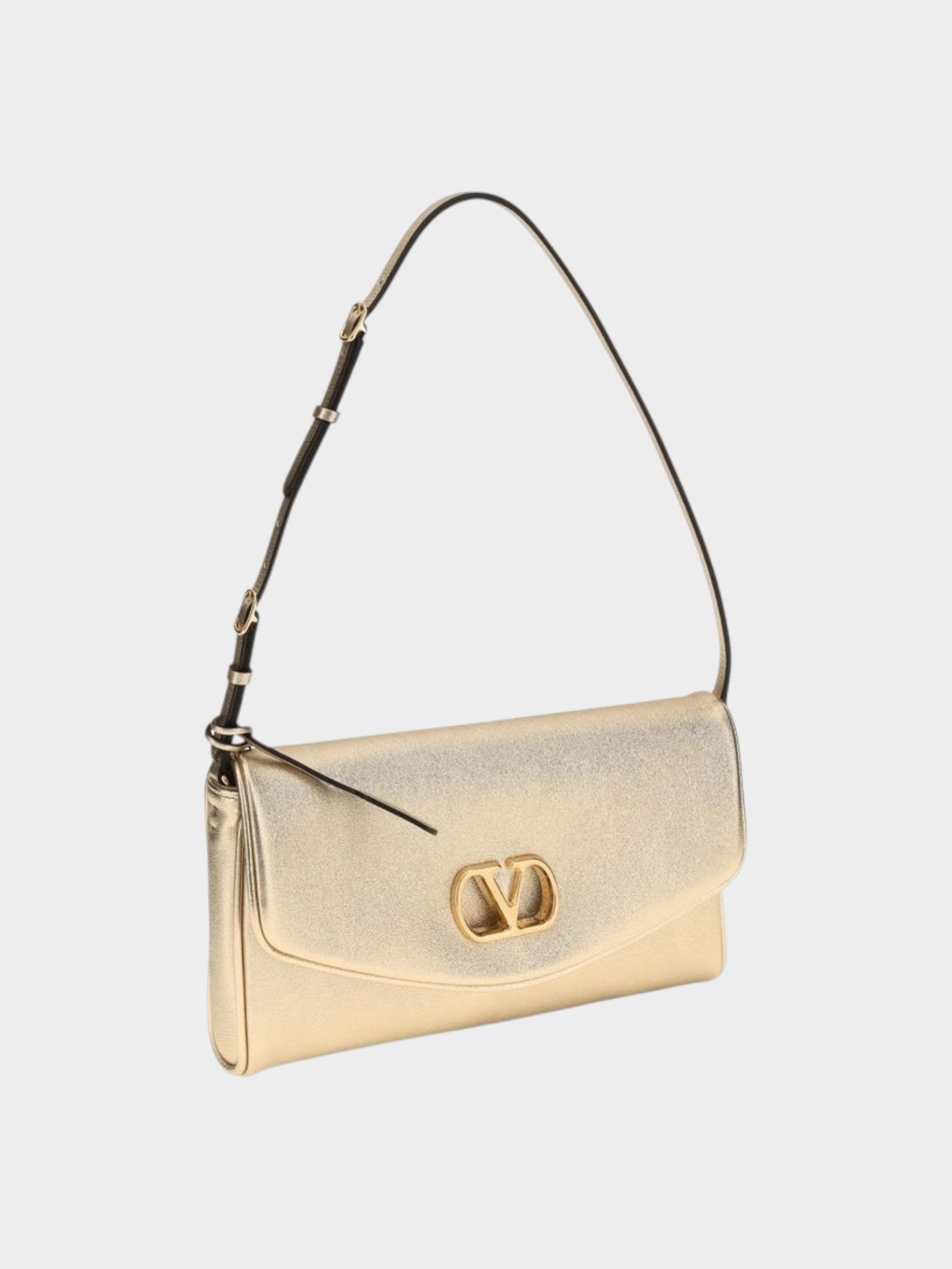 Valentino Garavani Gold Lamb Ovis Aries Aries Clutch Bag-thumbmail-2